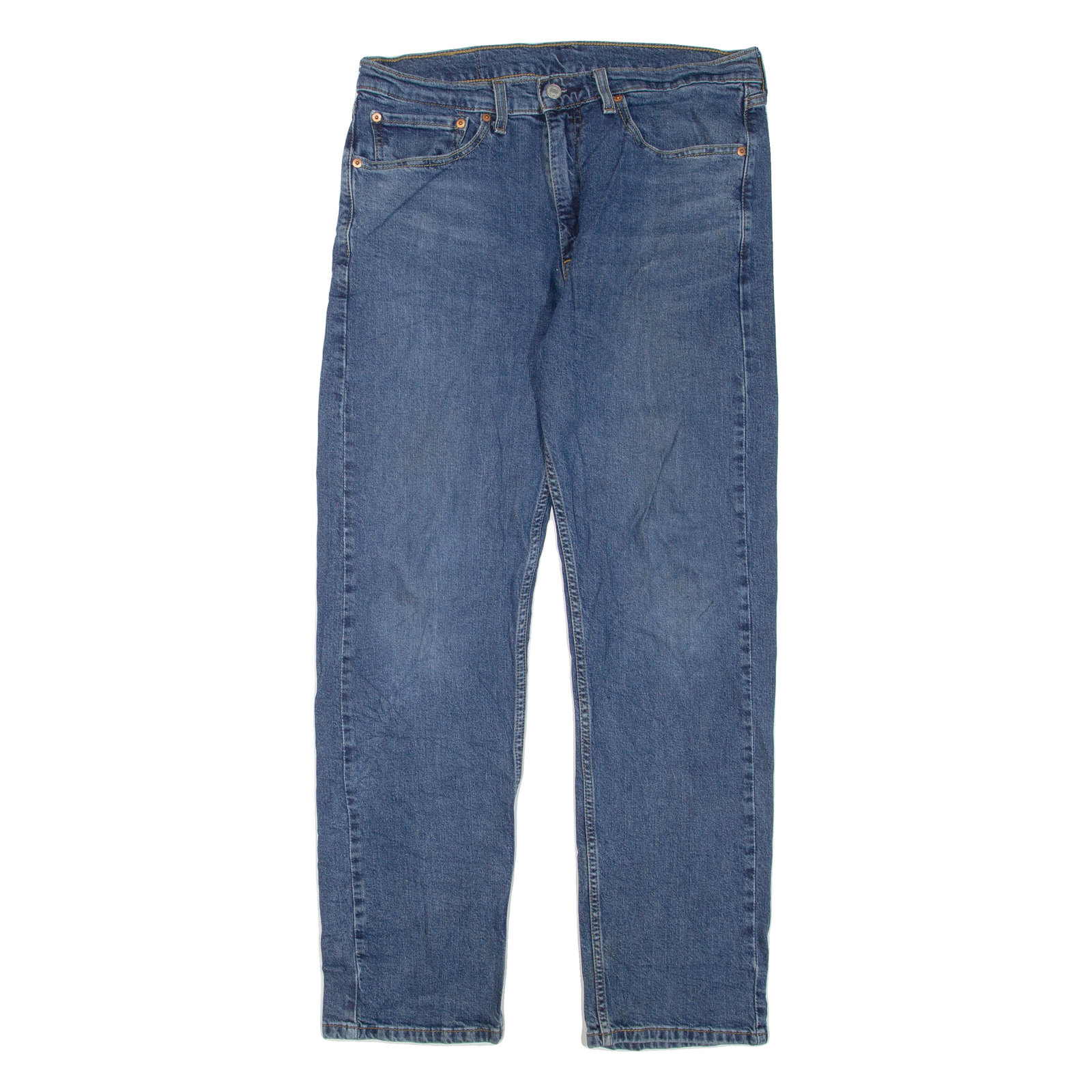 LEVI'S 505 Jeans Mens Blue Regular Straight W34 L32 Refurbished - N/A refurbished available on Cerqular