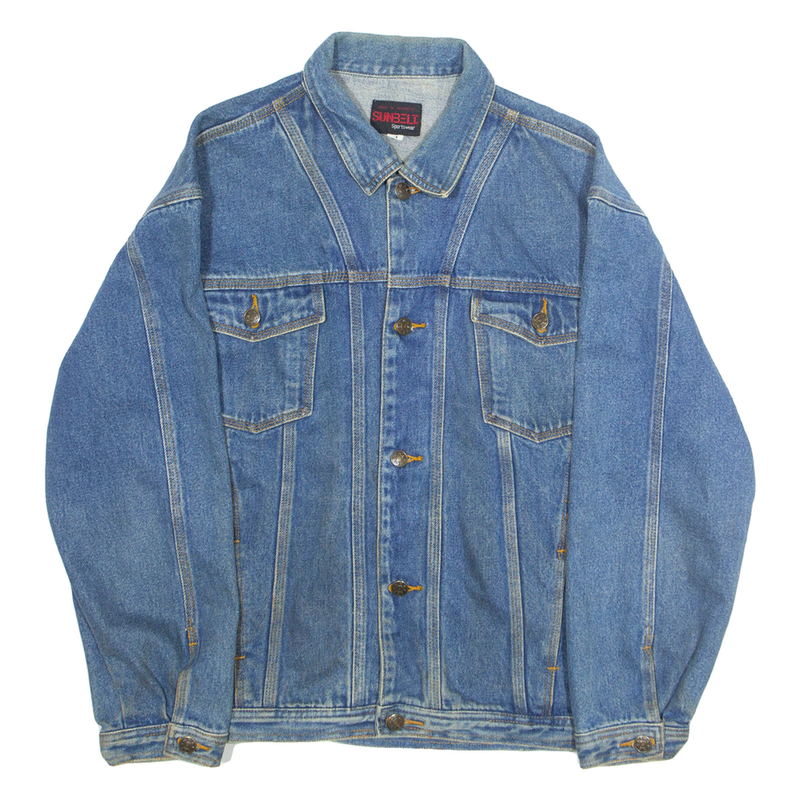 SUNBELT Mens Denim Jacket Blue M Refurbished - N/A refurbished available on Cerqular