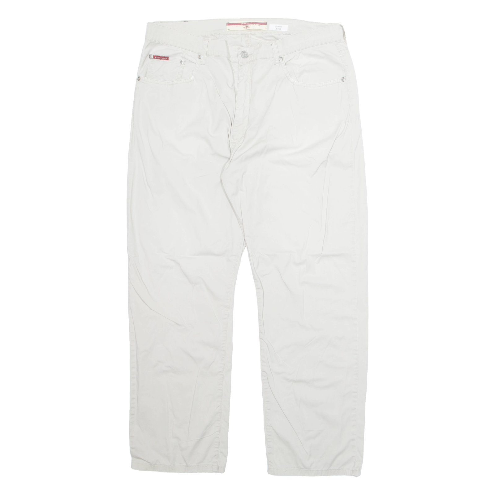 LEE COOPER Mens Trousers Beige Loose Straight W34 L28 Refurbished - N/A refurbished available on Cerqular