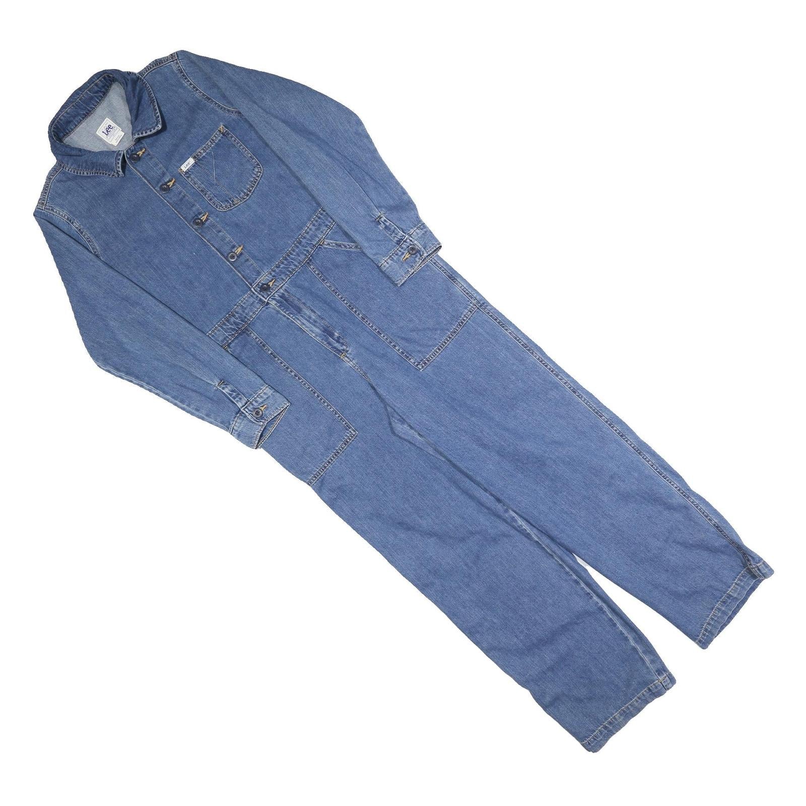Buy LEE Womens Blue Denim Cotton Blend Playsuit S Button Closure Collar Pockets Refurbished - $51.99 LEE Womens Blue Denim Cotton Blend Playsuit S Button Closure Collar Pockets Refurbished - N/A refurbished available on Cerqular