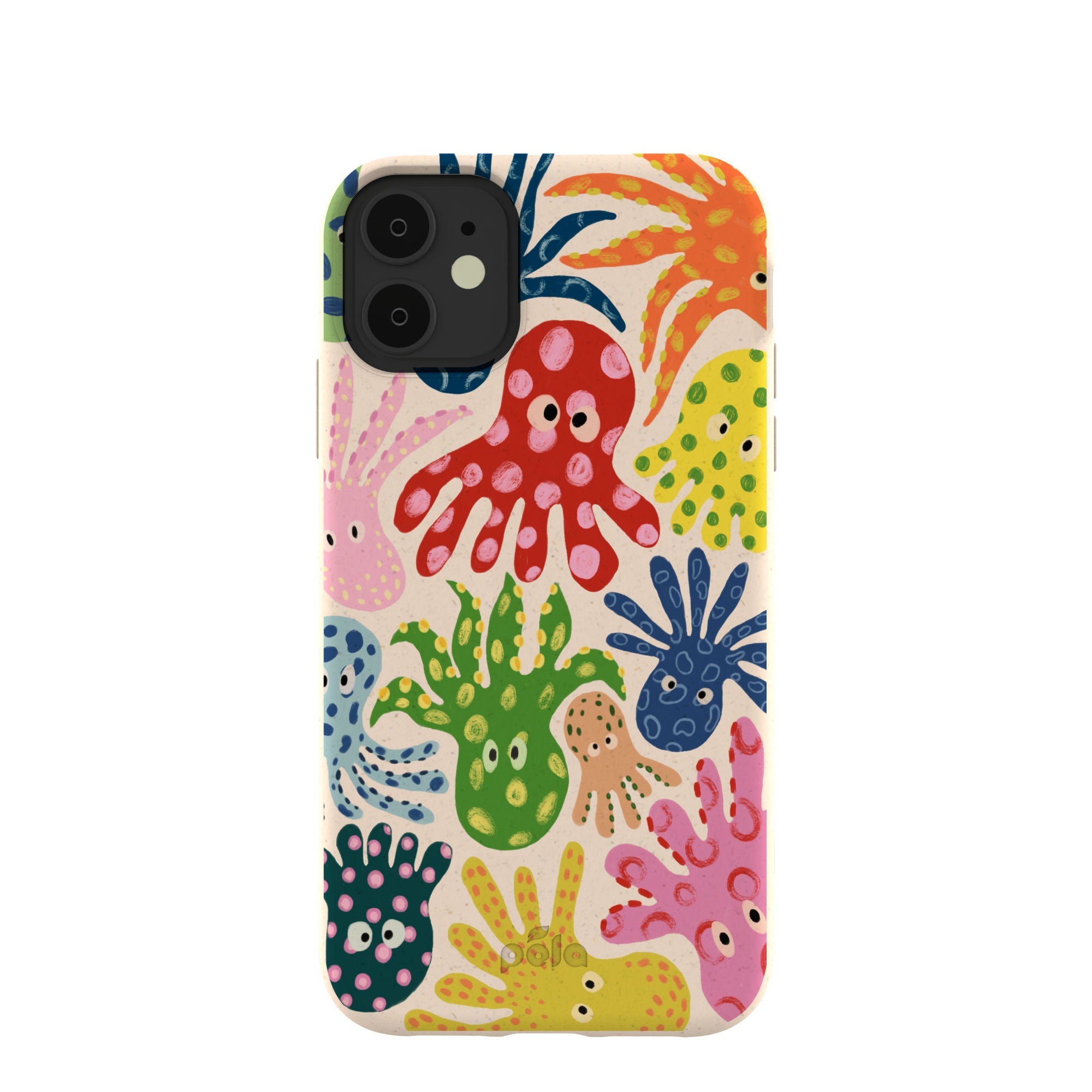 Seashell Octopi iPhone 11 Case Refurbished - Pela Case refurbished available on Cerqular