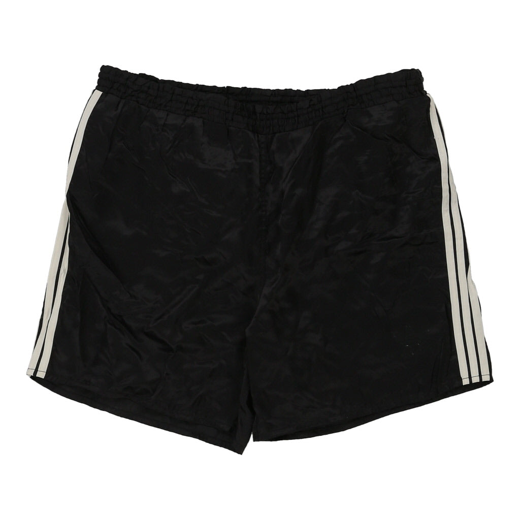 Age 16 Adidas Sport Shorts - XL Black Polyester Refurbished - Thrifted (note: this is a term often used to describe second- refurbished available on Cerqular