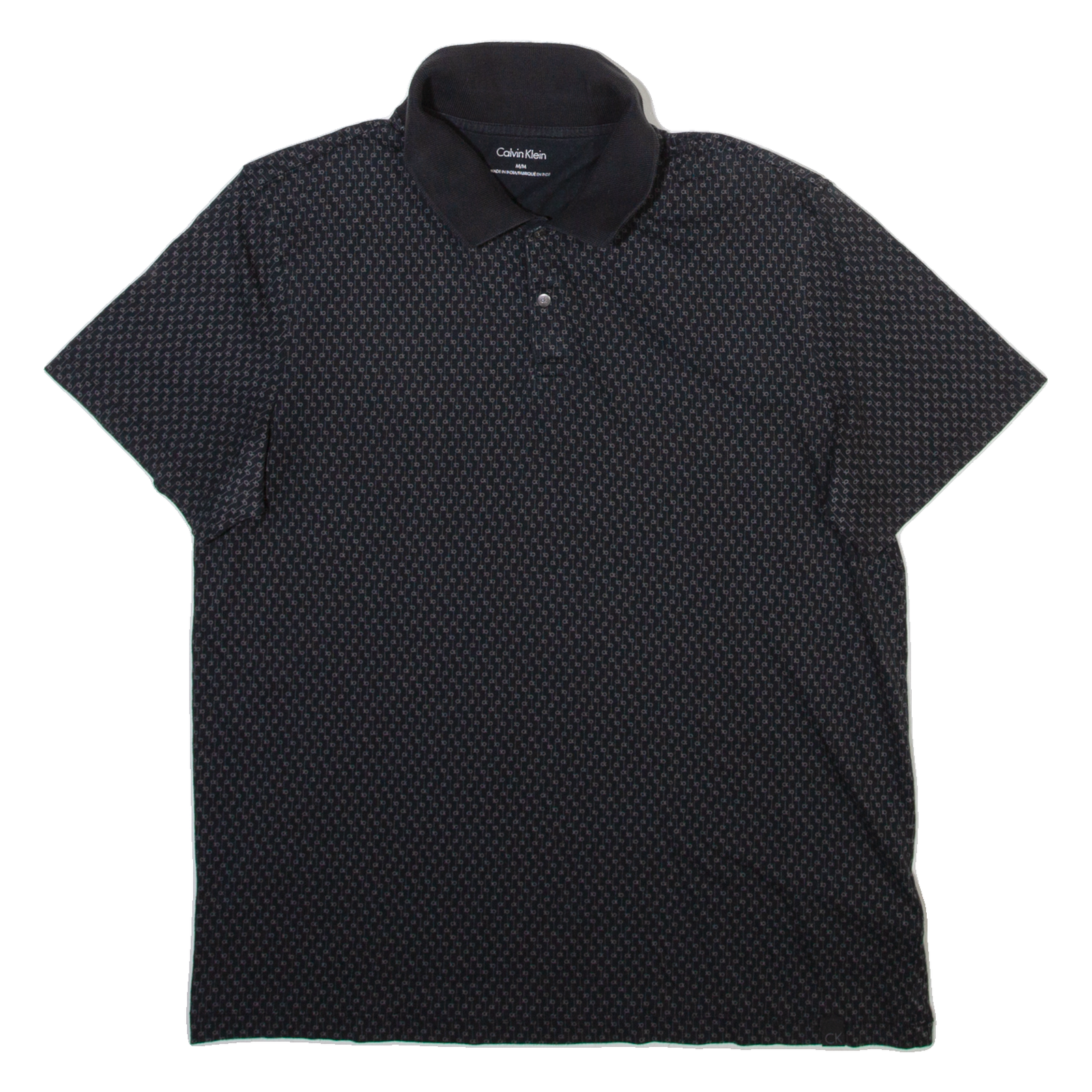 CALVIN KLEIN Mens Polo Shirt Black M Refurbished - N/A refurbished available on Cerqular