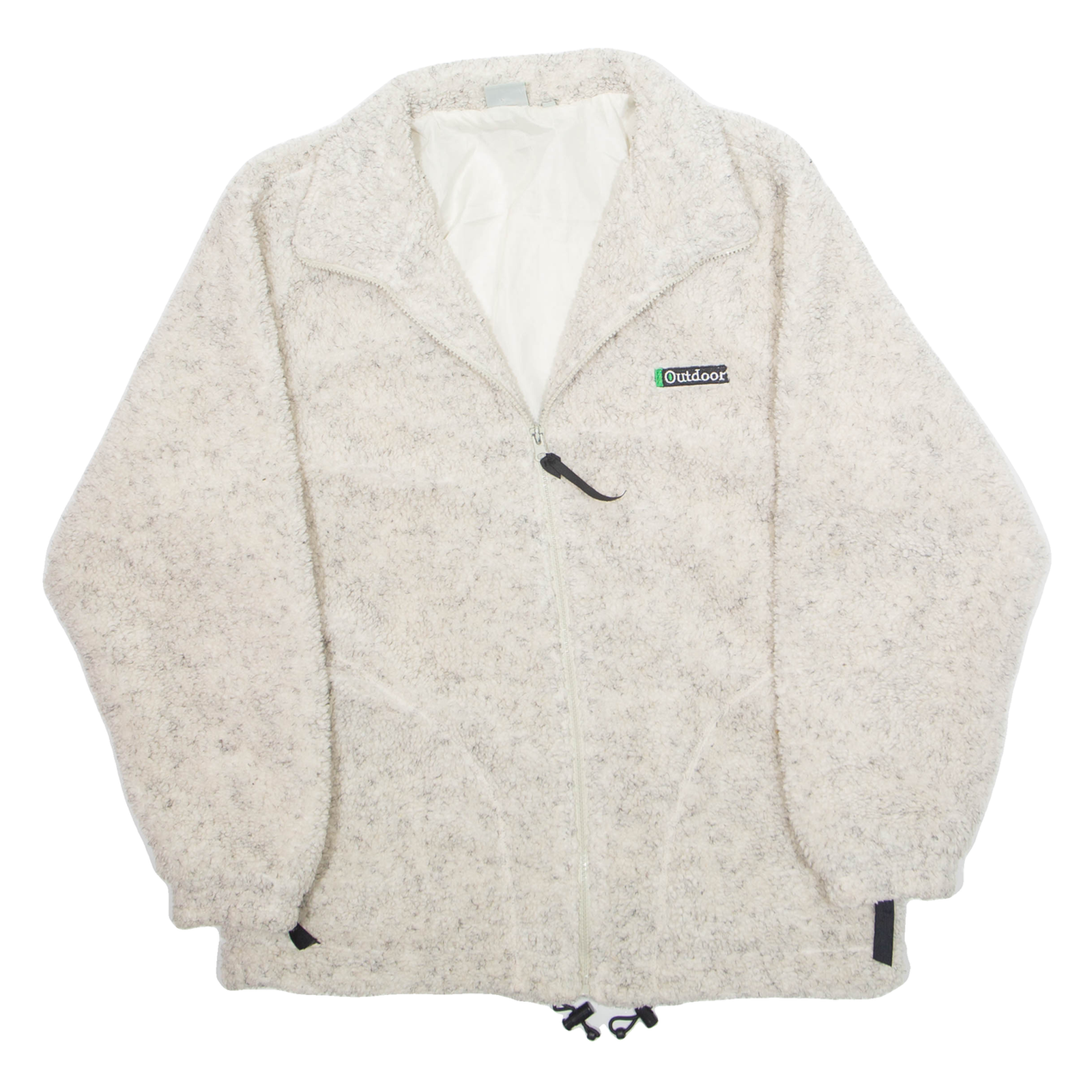 OUTDOOR Womens Fleece Jacket Beige L Refurbished - N/A refurbished available on Cerqular