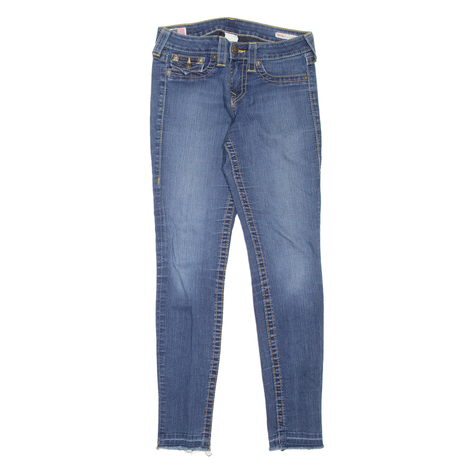 TRUE RELIGION Serena Womens Jeans Blue Slim Skinny Stone Wash W29 L29 Refurbished - N/A refurbished available on Cerqular