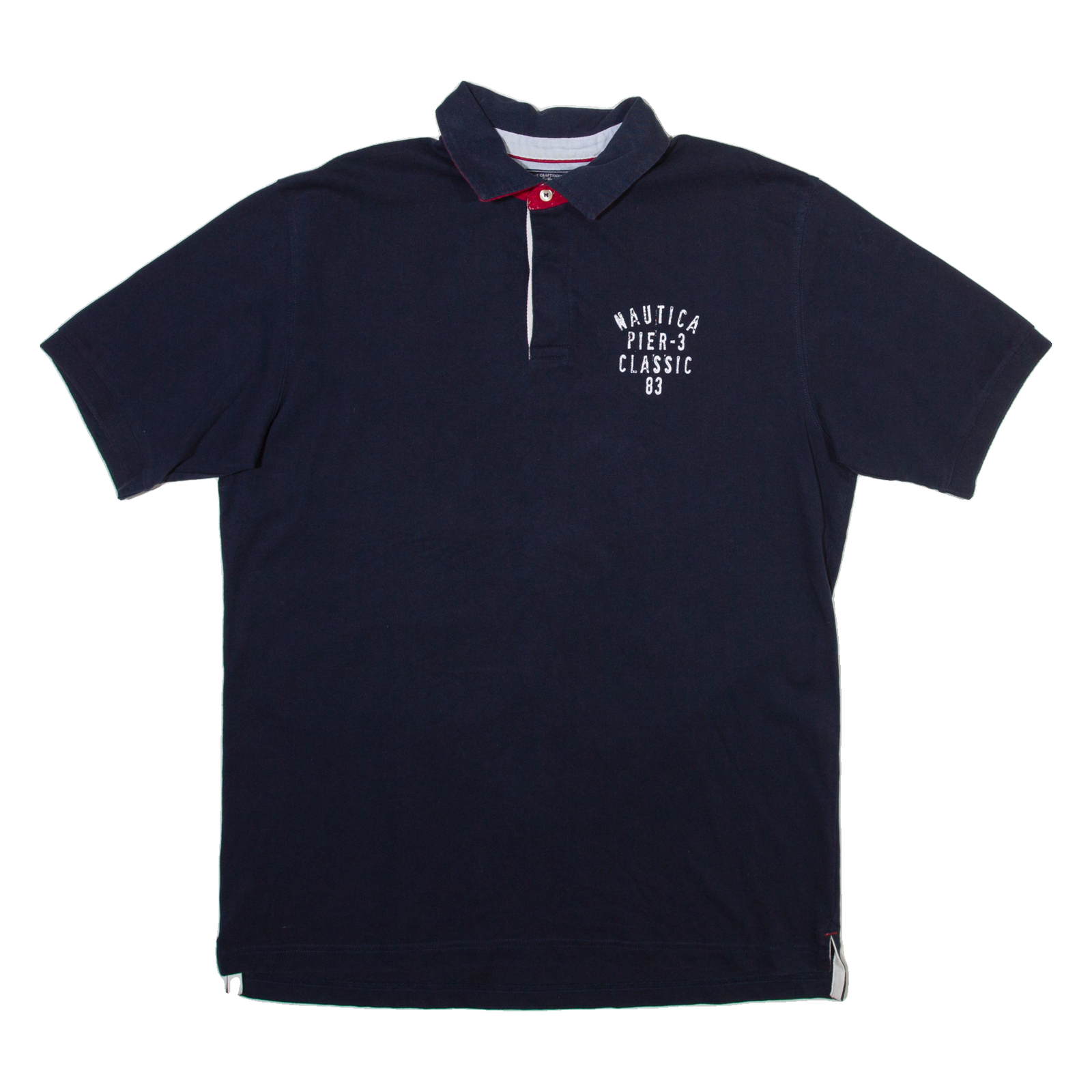 NAUTICA Mens Polo Shirt Blue L Refurbished - N/A refurbished available on Cerqular