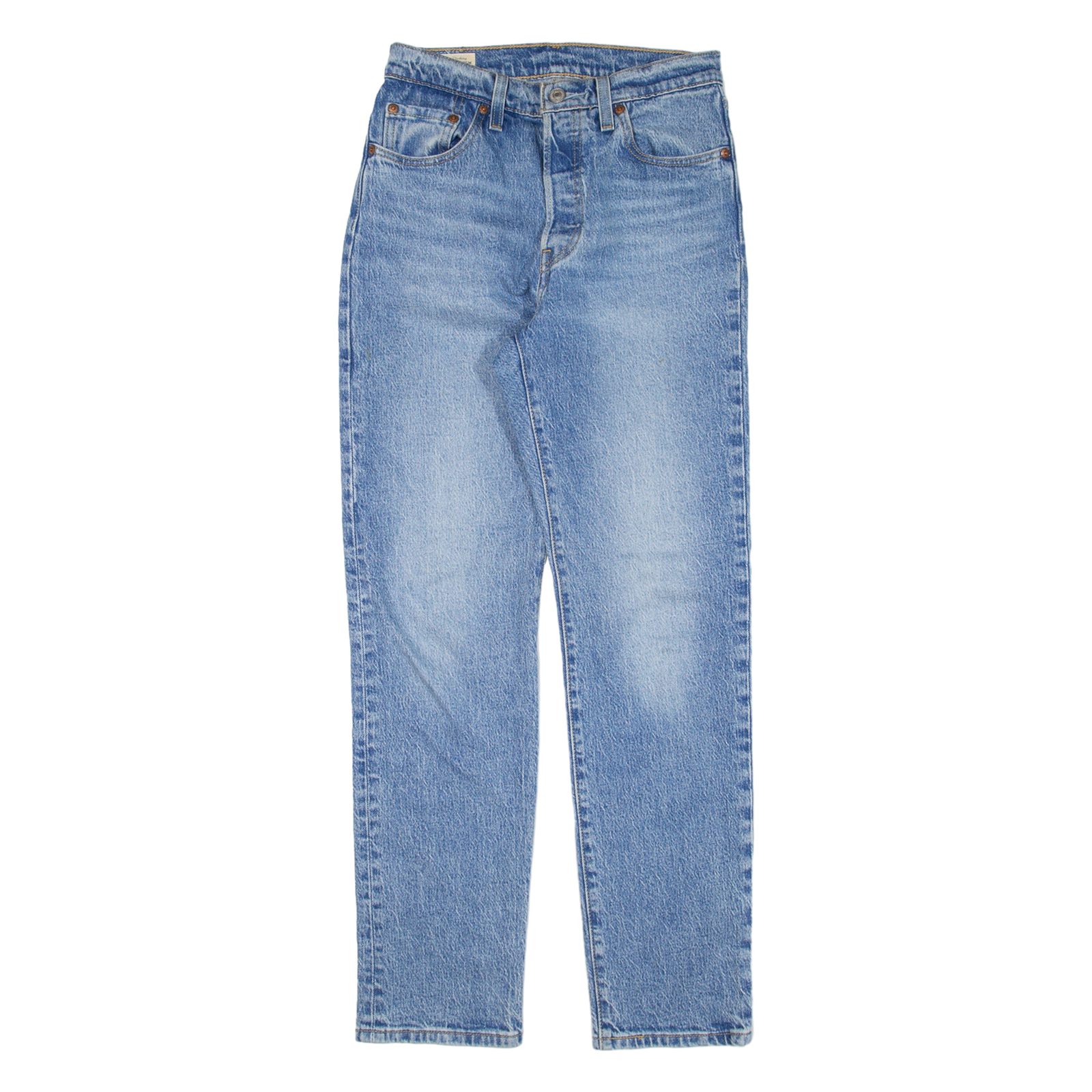 LEVI'S 501 BIG E Jeans Womens Blue Regular Straight W26 L28 Refurbished - N/A refurbished available on Cerqular