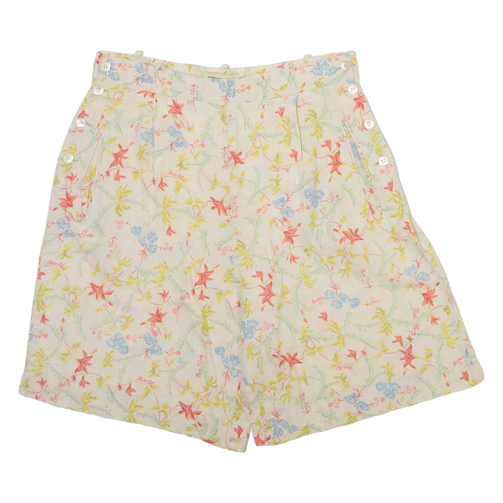 PENNY BLACK Womens Casual Shorts Beige Relaxed Floral S W28 Refurbished - N/A refurbished available on Cerqular