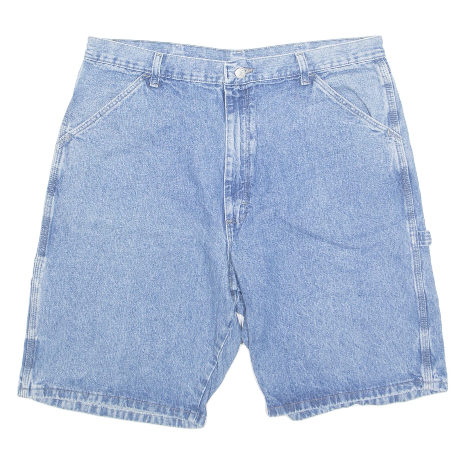 WRANGLER Carpenter Mens Denim Shorts Blue L W36 Refurbished - N/A refurbished available on Cerqular