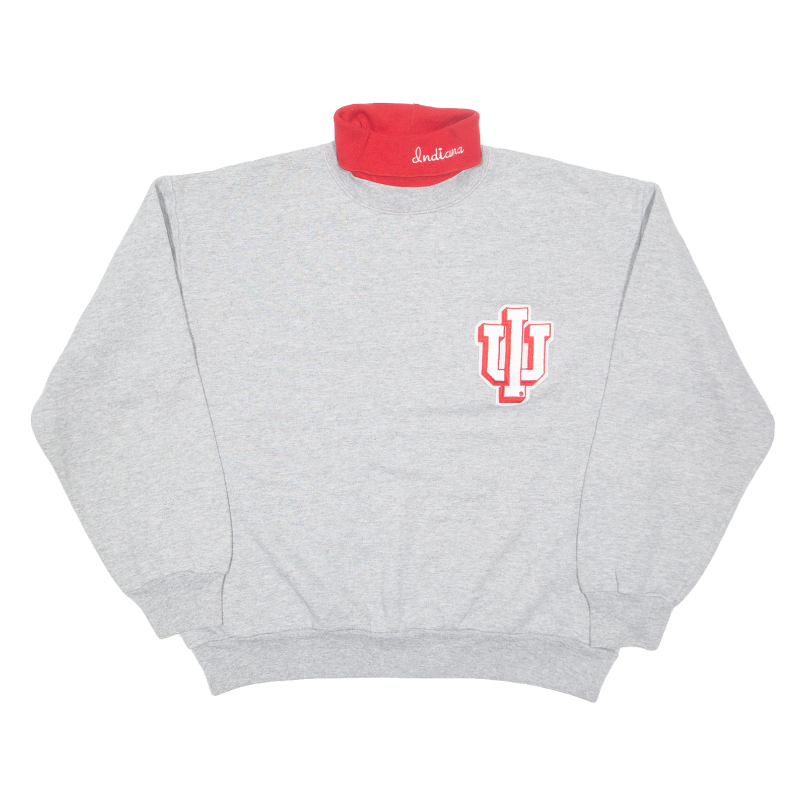 MAJESTIC Indiana Womens Sweatshirt Grey High Neck USA L Refurbished - N/A refurbished available on Cerqular