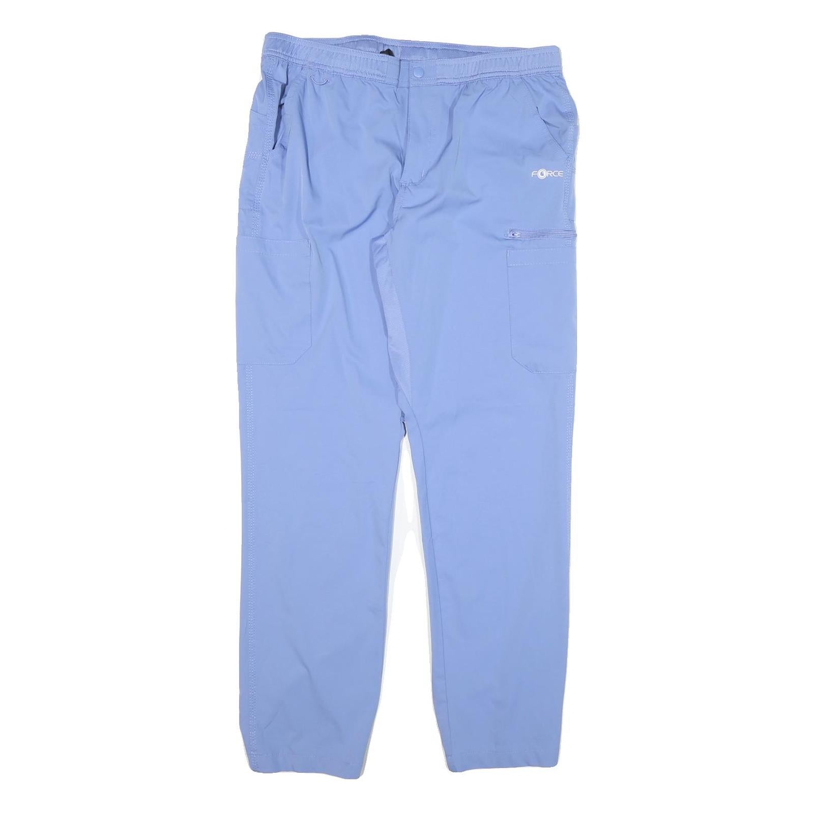 CARHARTT Mens Regular Blue Drawstring Casual Trousers W32 L30 Workwear Refurbished - N/A refurbished available on Cerqular