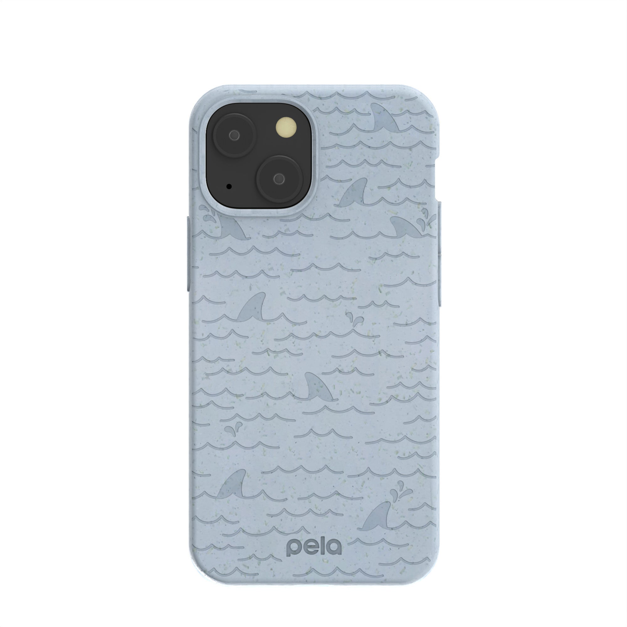 Powder Blue Fin iPhone 13 Mini Case Refurbished - Pela Case refurbished available on Cerqular