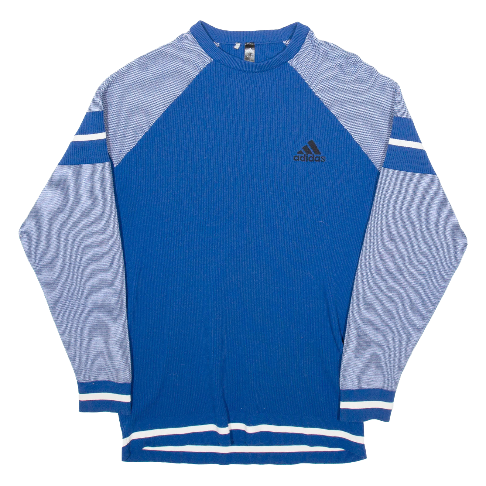 ADIDAS Mens Sweatshirt Blue Nylon M Refurbished - N/A refurbished available on Cerqular
