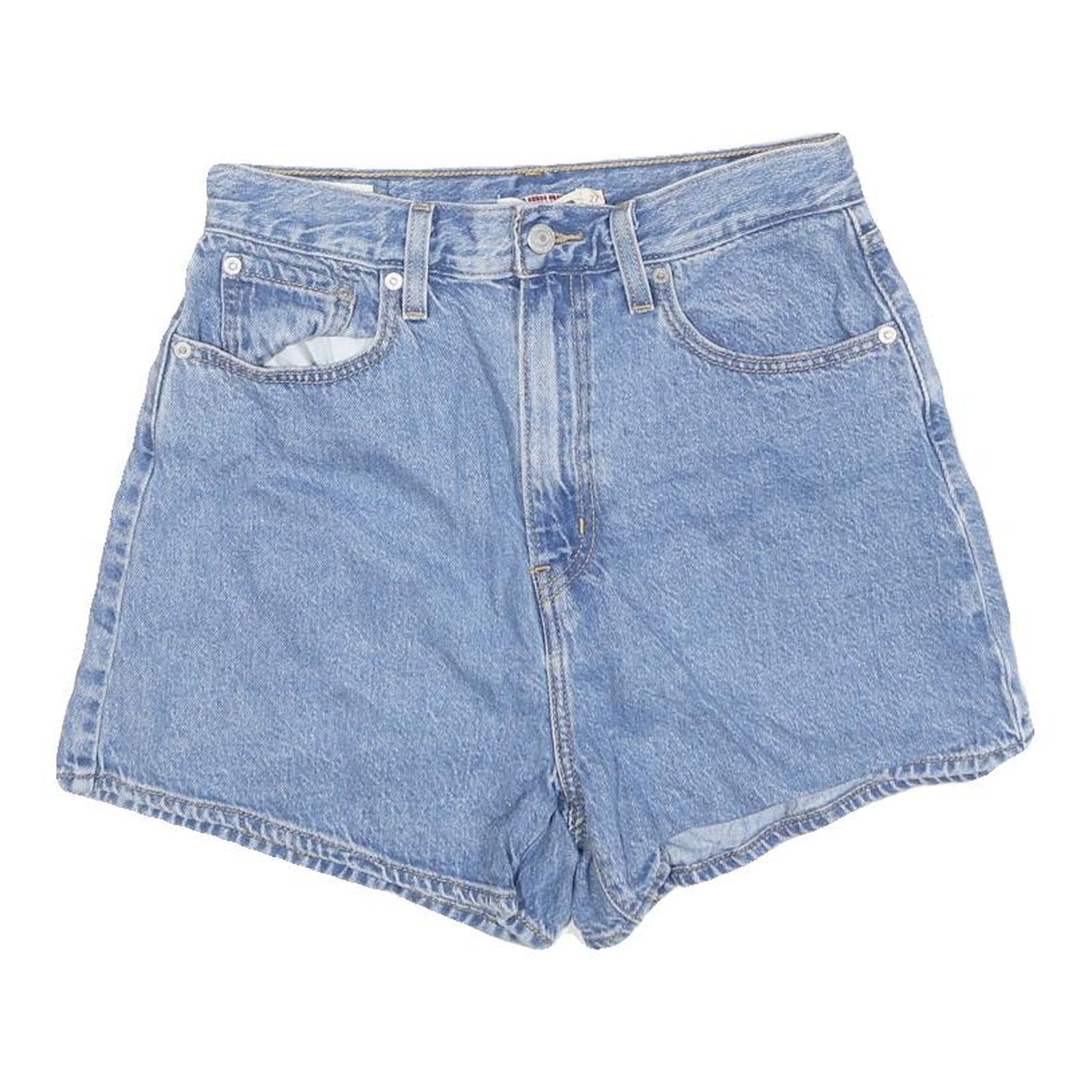 LEVI'S Womens Denim Blue Casual Shorts M W27 Classic Fit Cotton Blend Refurbished - N/A refurbished available on Cerqular