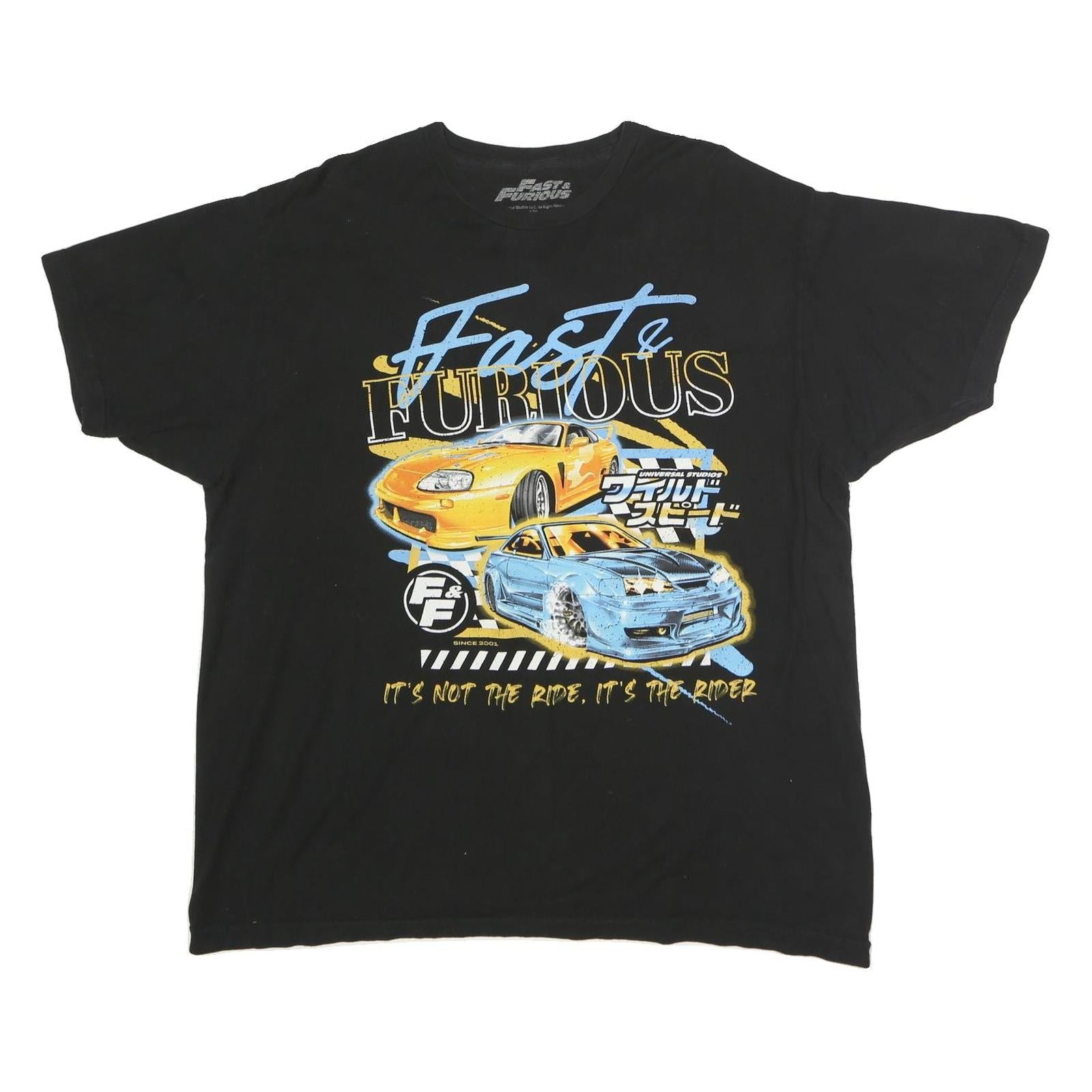 Buy FAST AND FURIOUS Mens Black Graphic T-Shirt XL Short Sleeve Crew Neck Racing Car Refurbished - $19.49 FAST AND FURIOUS Mens Black Graphic T-Shirt XL Short Sleeve Crew Neck Racing Car Refurbished - N/A refurbished available on Cerqular