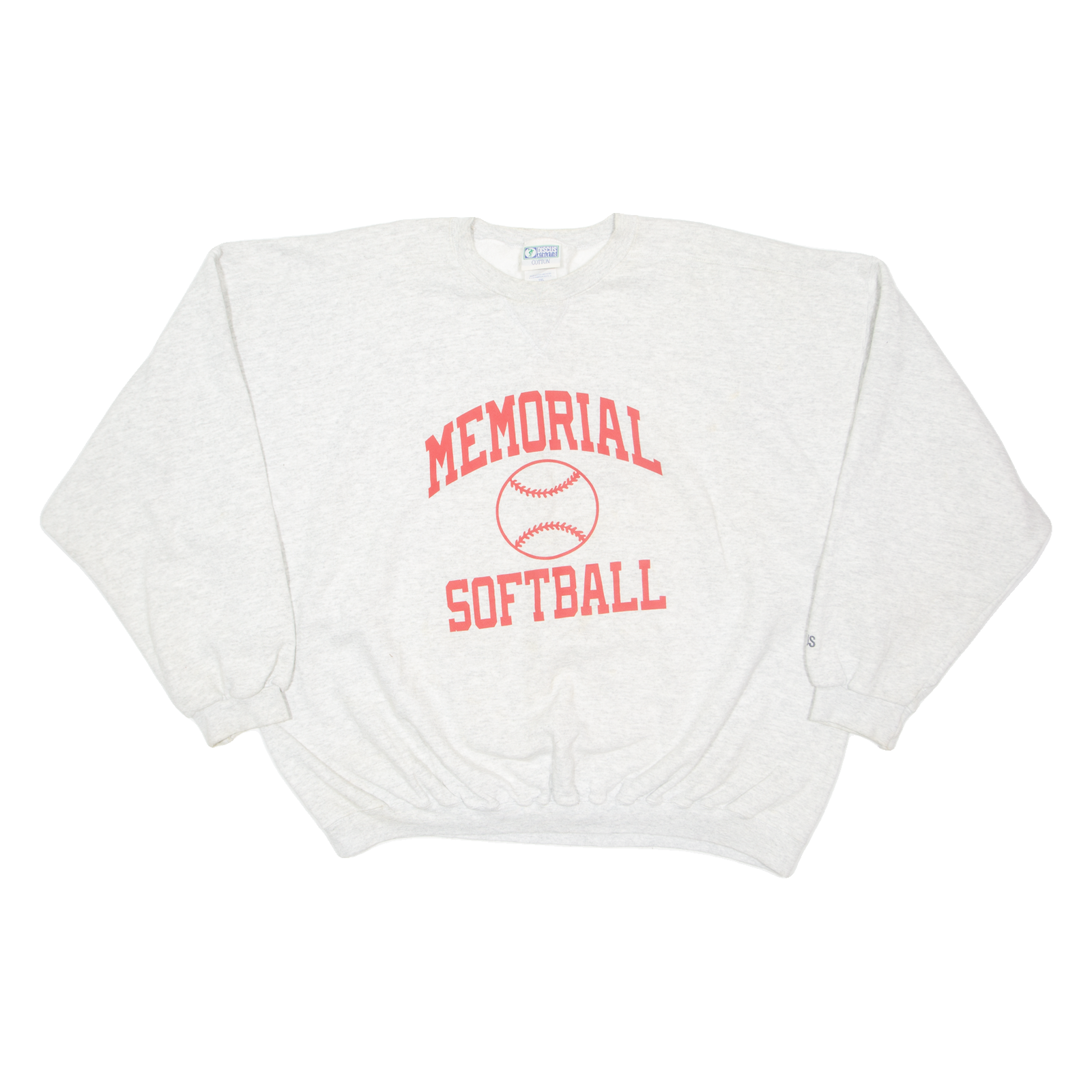 DISCUS ATHLETIC Memorial Softball Mens Sweatshirt Grey 2XL Refurbished - N/A refurbished available on Cerqular
