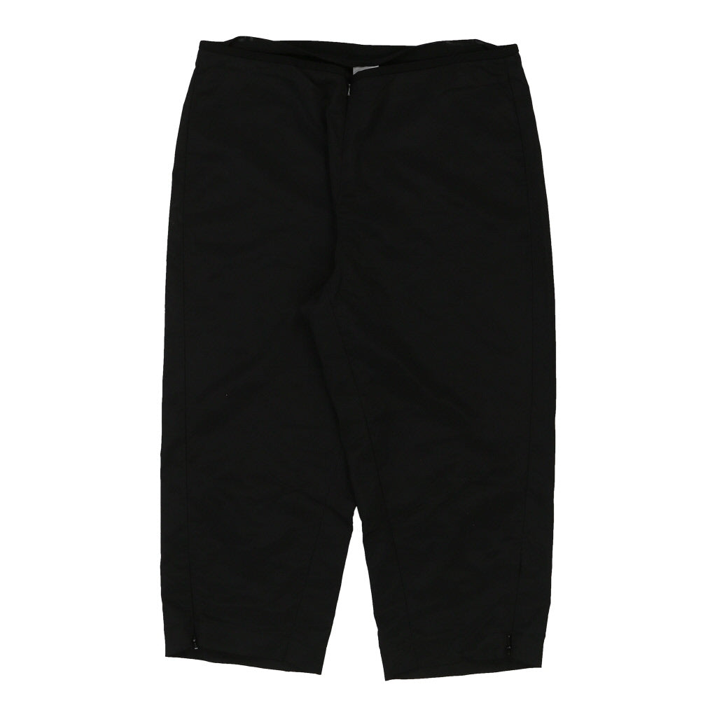 Fila Sport Shorts - Large Black Polyester Refurbished - Thrifted (note: this is a term often used to describe second- refurbished available on Cerqular
