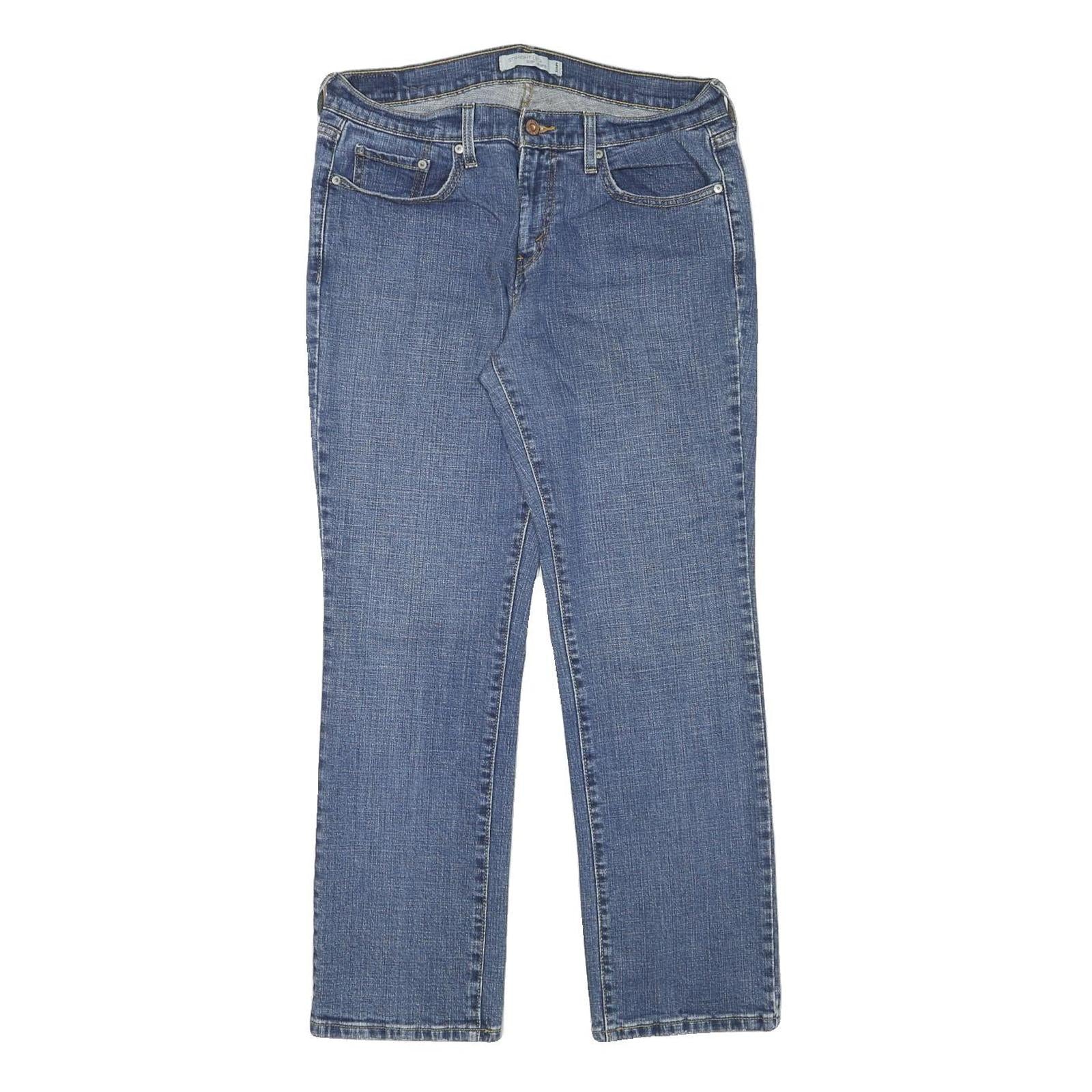 LEVI'S 505 Womens Jeans Blue Regular Straight Denim Medium W30 L29 Classic Fit Refurbished - N/A refurbished available on Cerqular