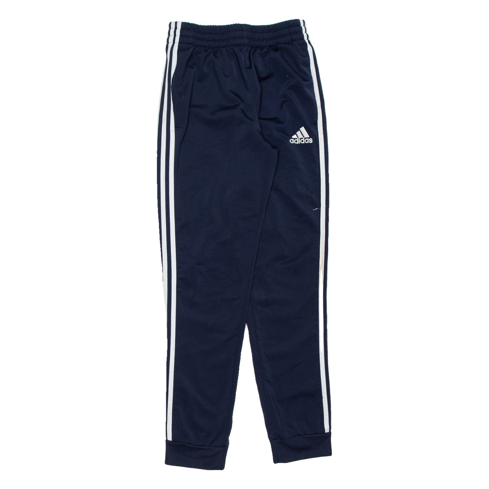 ADIDAS Mens Track Pants Blue Tapered S W25 L30 Refurbished - N/A refurbished available on Cerqular