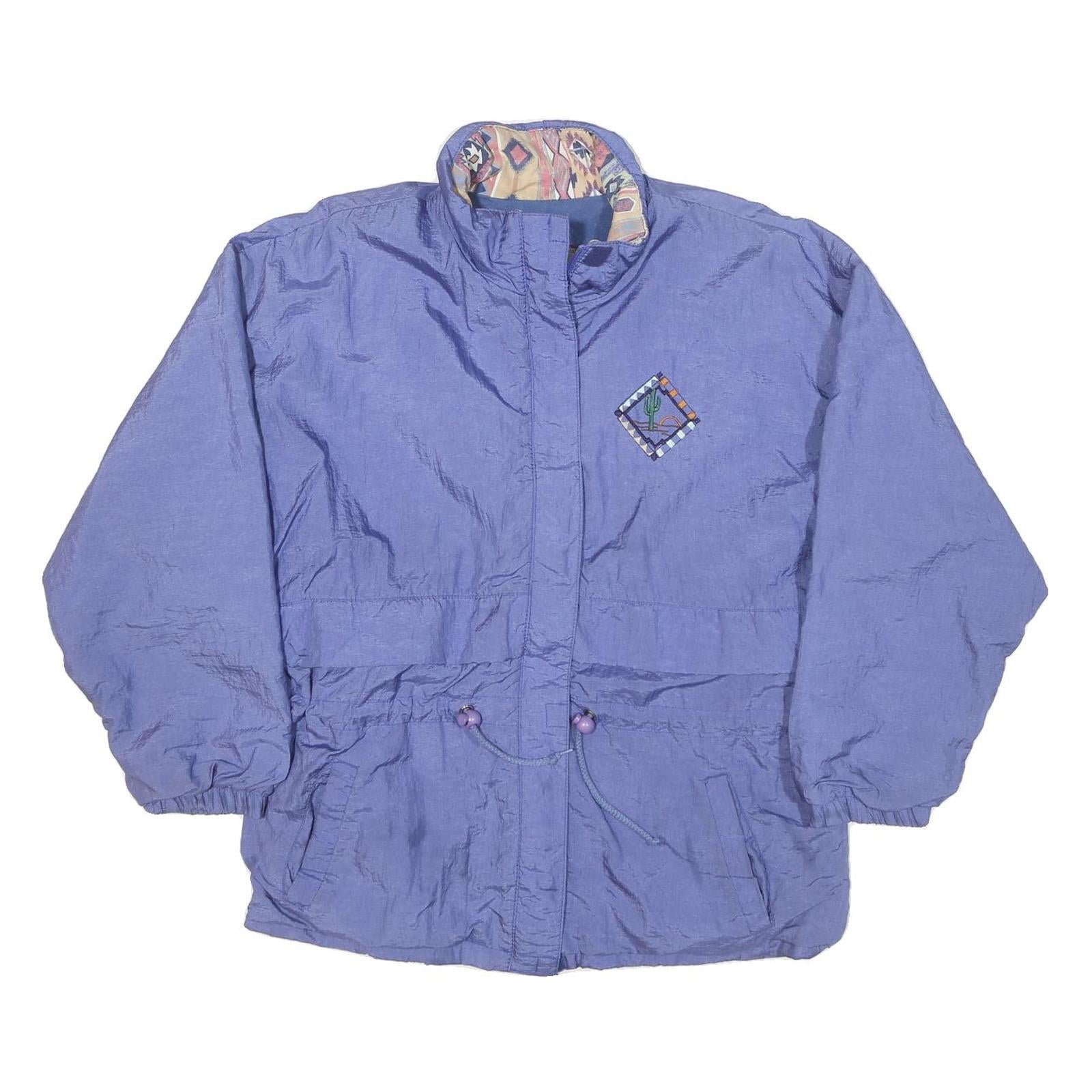 GEMINI SPORT Womens Purple Zip Jacket UK 10 Polyester Plain Lightweight Casual Refurbished - N/A refurbished available on Cerqular
