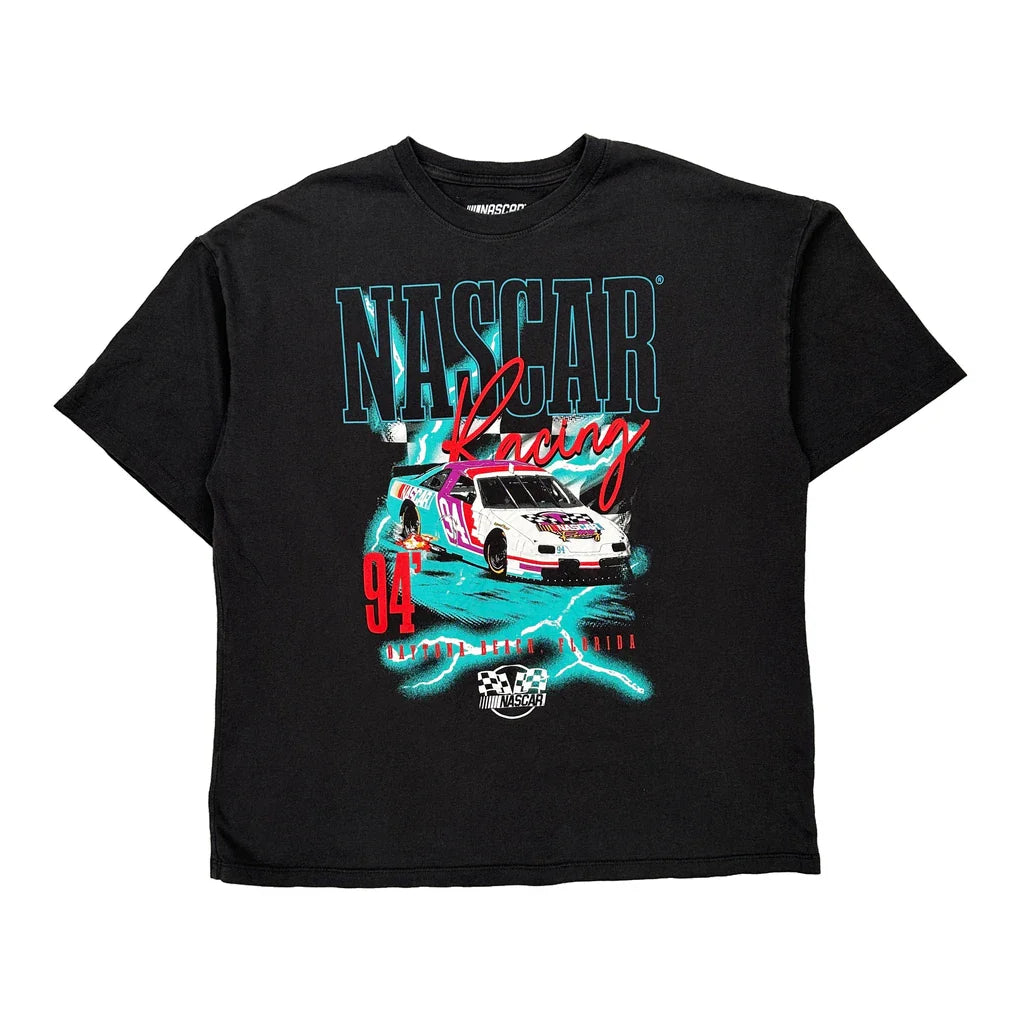 Buy Daytona Beach, Florida Nascar Nascar T-Shirt - Small Black Cotton Refurbished - $33.49 Daytona Beach, Florida Nascar Nascar T-Shirt - Small Black Cotton Refurbished - Thrifted (note: this is a term often used to describe second- refurbished available on Cerqular