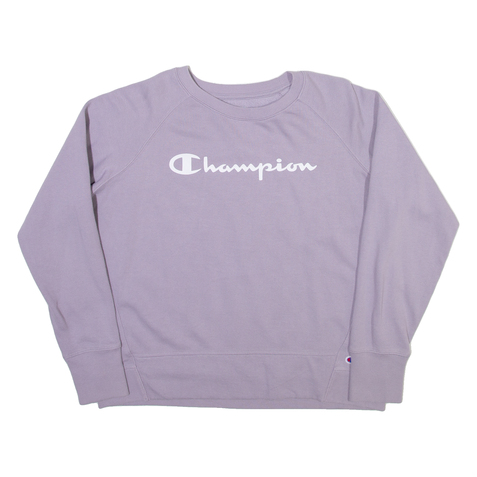 CHAMPION Womens Sweatshirt Purple L Refurbished - N/A refurbished available on Cerqular