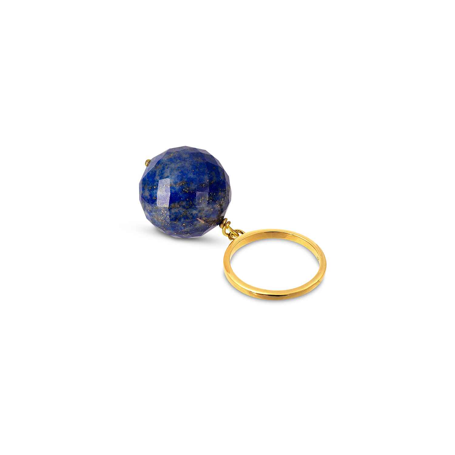Bubble Lapis Lazuli Gold Ring (adjustable) Refurbished - Amadeus (This could refer to multiple things, such as the 1 refurbished available on Cerqular
