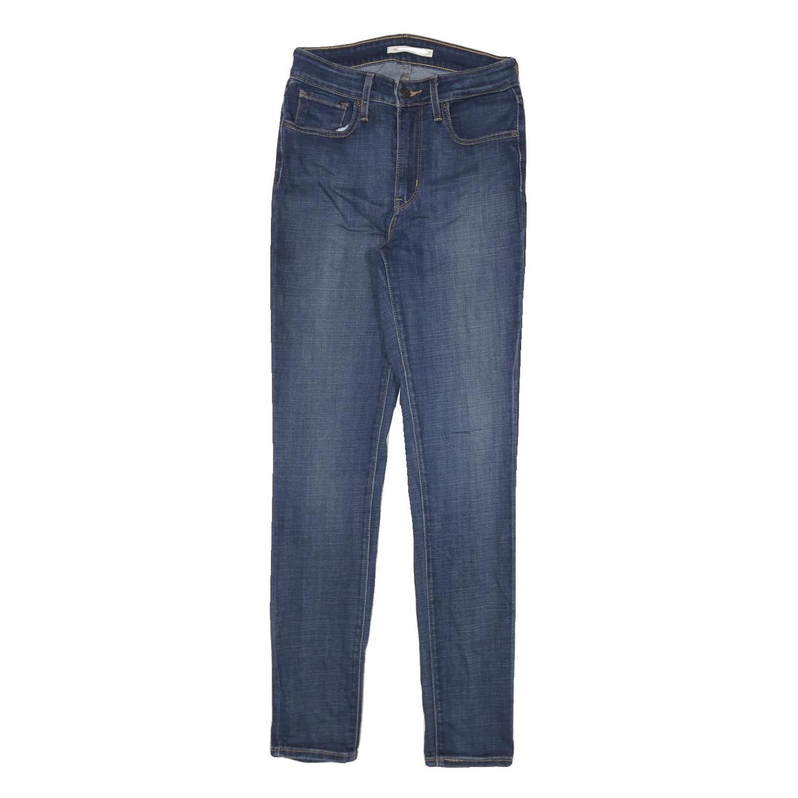 LEVI'S 721 Womens Jeans Blue Slim Skinny Denim Medium W25 L30 Stretch Refurbished - N/A refurbished available on Cerqular