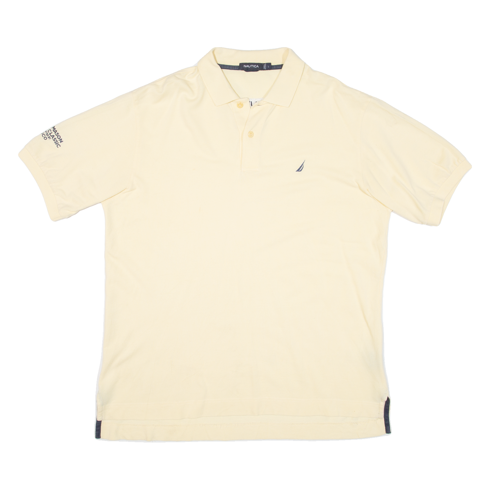 Buy NAUTICA Mens Polo Shirt Yellow L Refurbished - $23.39 NAUTICA Mens Polo Shirt Yellow L Refurbished - N/A refurbished available on Cerqular