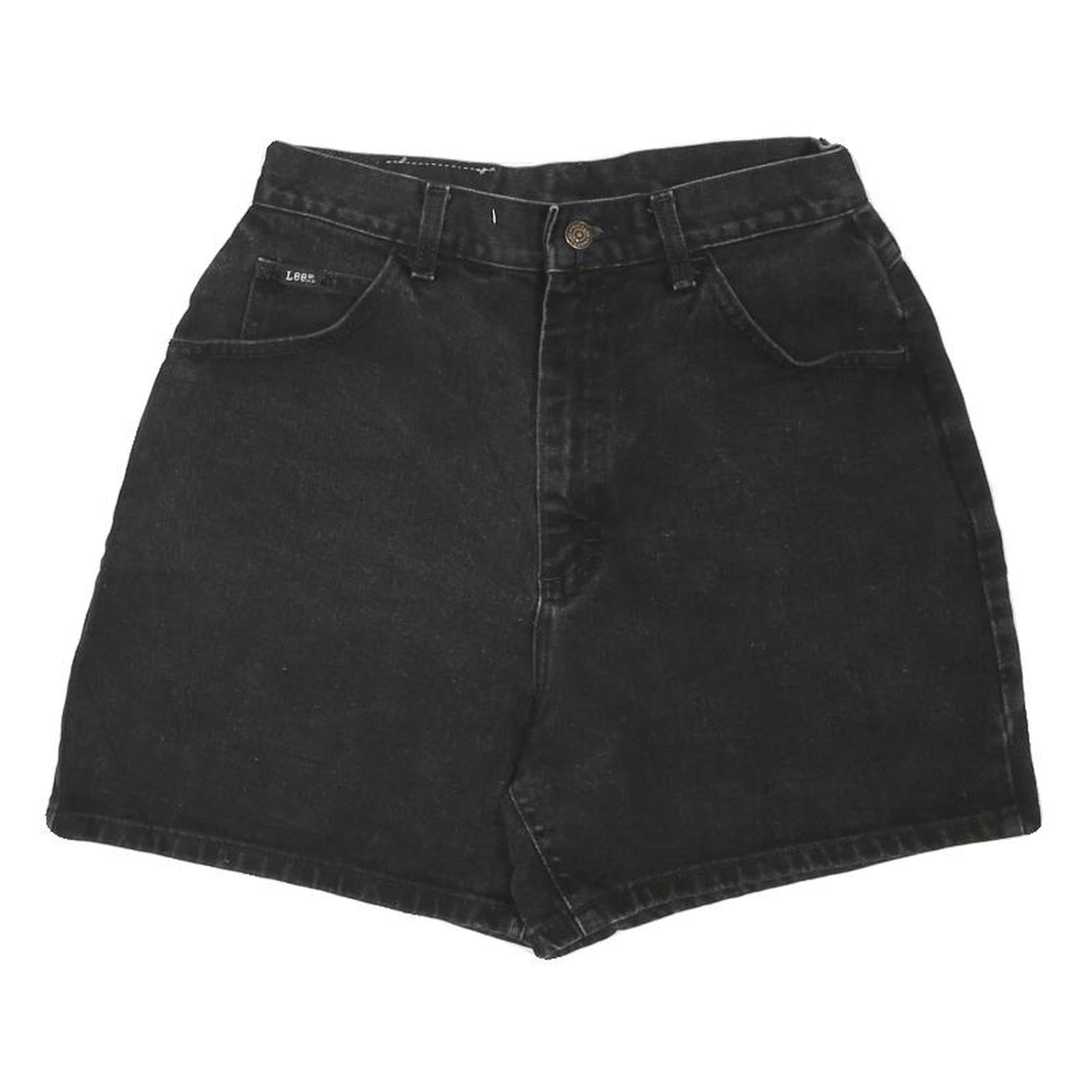 LEE Mens Black Casual Shorts M W28 Cotton Blend Denim Comfortable Fit Refurbished - N/A refurbished available on Cerqular