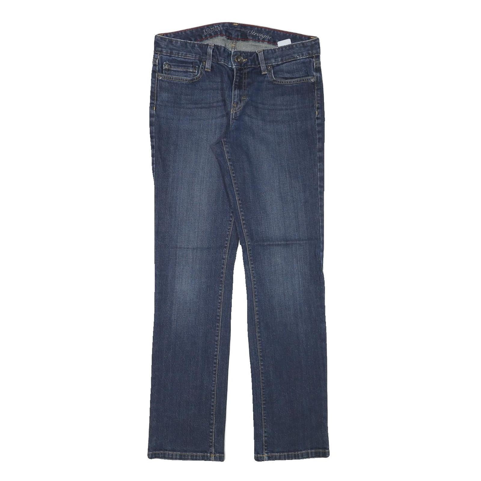 TOMMY HILFIGER Mens Regular Blue Denim Jeans Cotton Blend W30 L31 Classic Zip Refurbished - N/A refurbished available on Cerqular