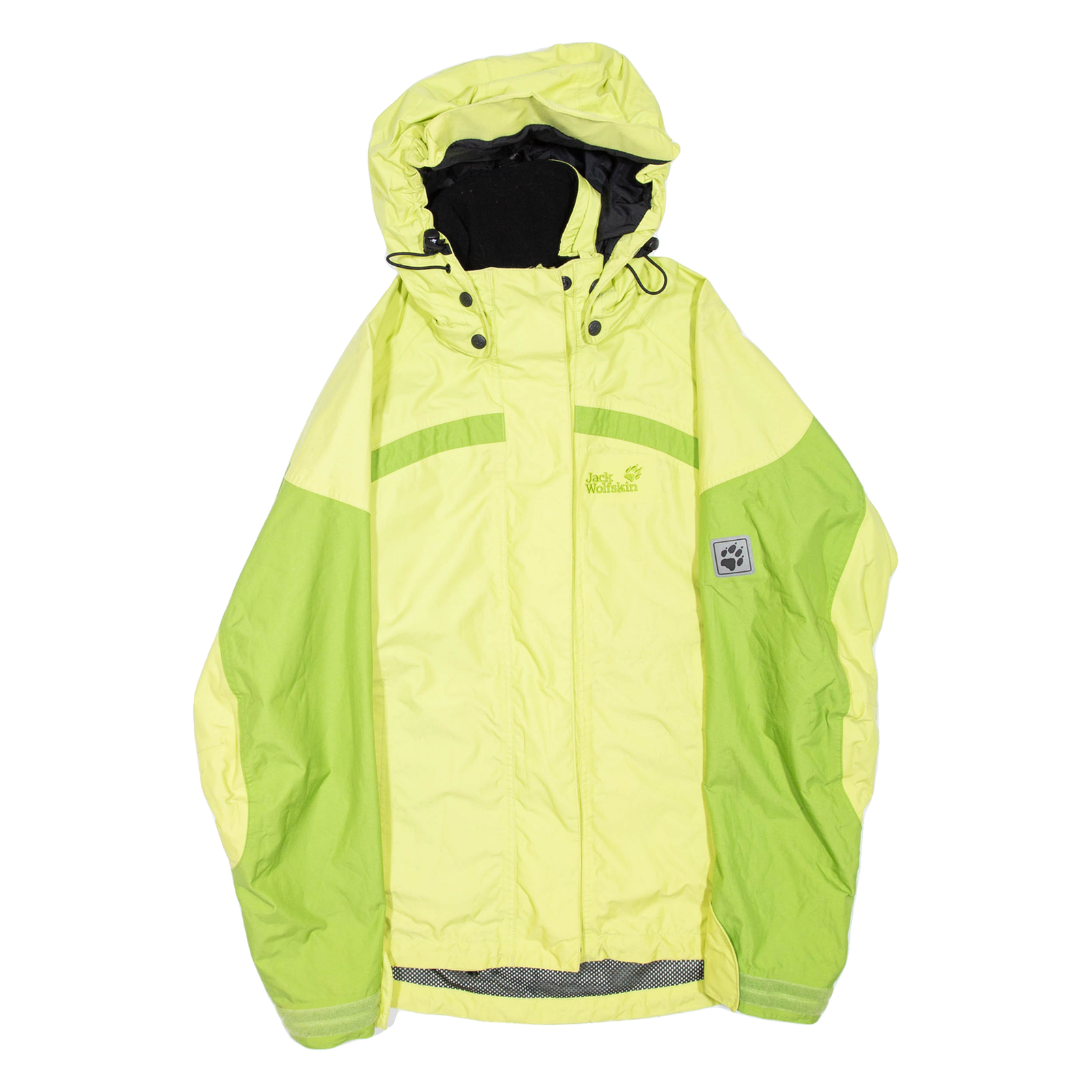 JACK WOLFSKIN Womens Rain Jacket Green Hooded UK 10 Refurbished - N/A refurbished available on Cerqular