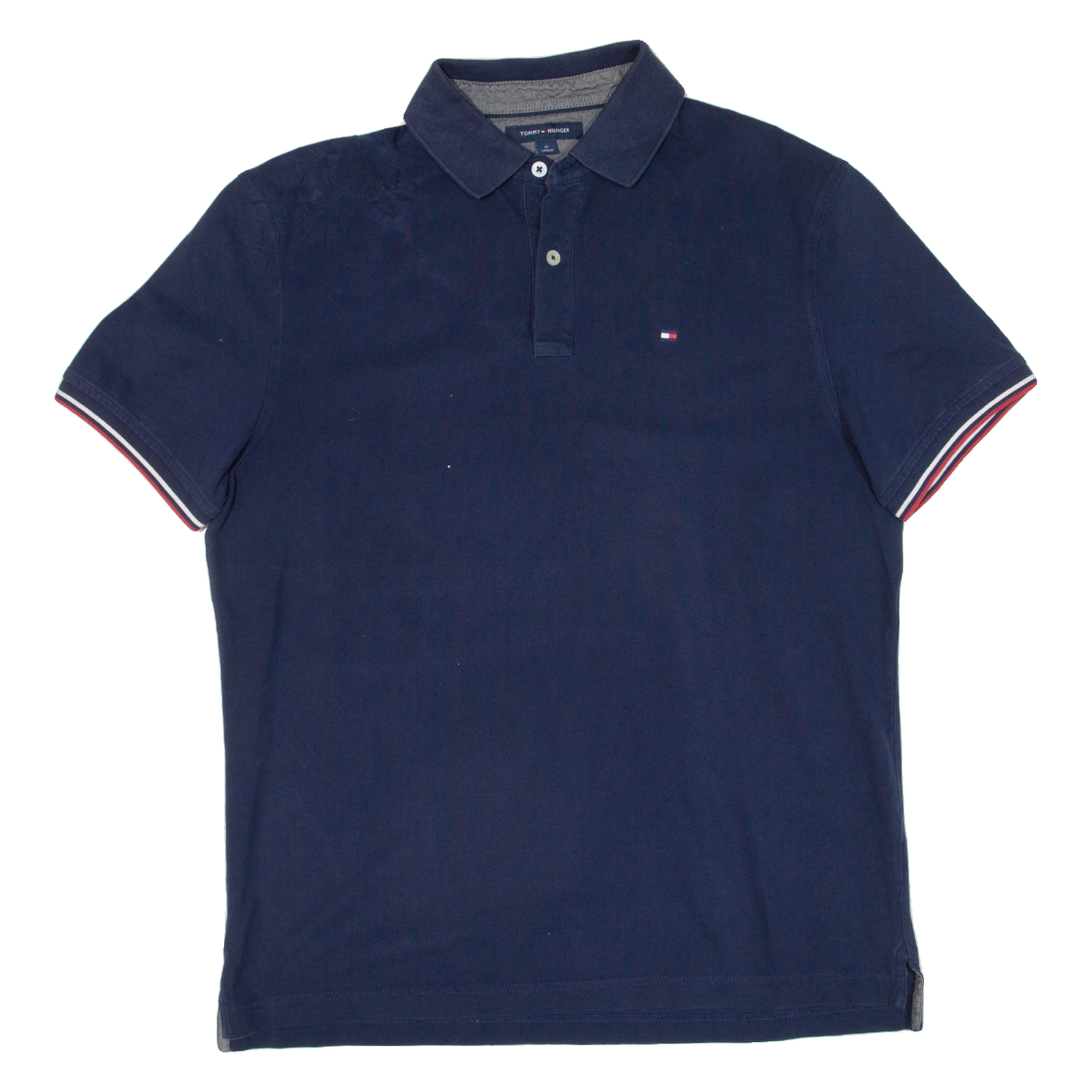 TOMMY HILFIGER Mens Polo Shirt Blue M Refurbished - N/A refurbished available on Cerqular