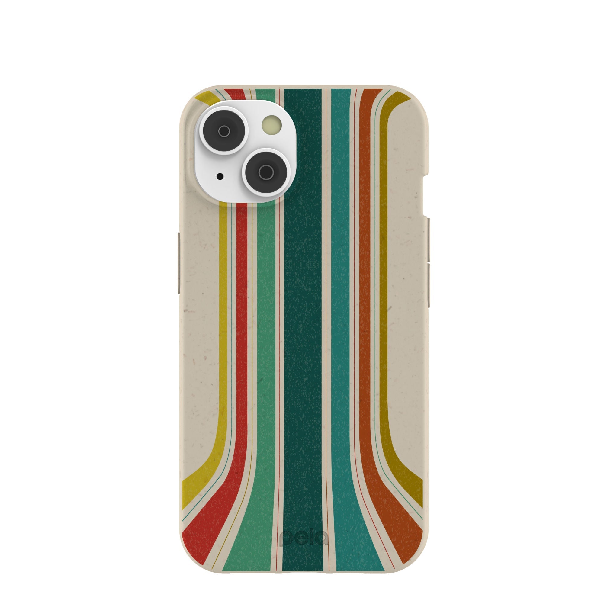 London Fog Retro Lines iPhone 14/16e Case Refurbished - Pela Case refurbished available on Cerqular