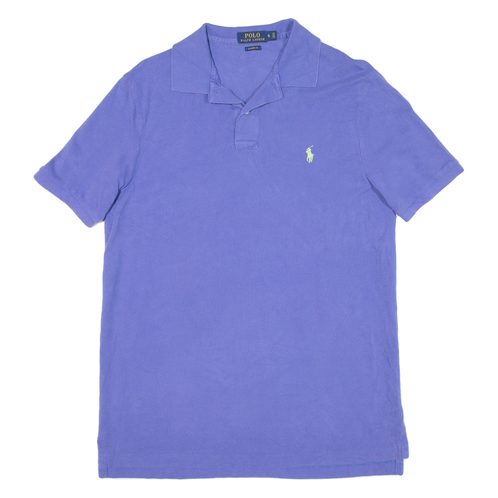 POLO RALPH LAUREN Mens Polo Shirt Purple S Refurbished - N/A refurbished available on Cerqular