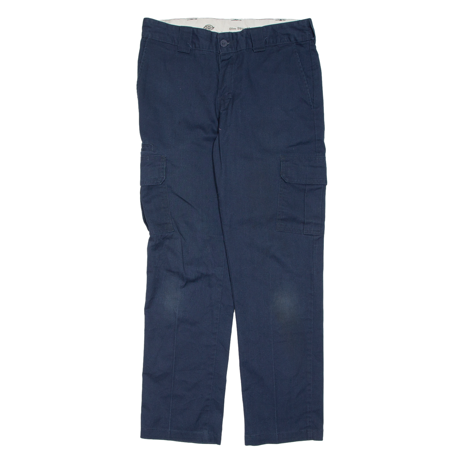 DICKIES Cargo Mens Trousers Blue Slim Straight W32 L30 Refurbished - N/A refurbished available on Cerqular