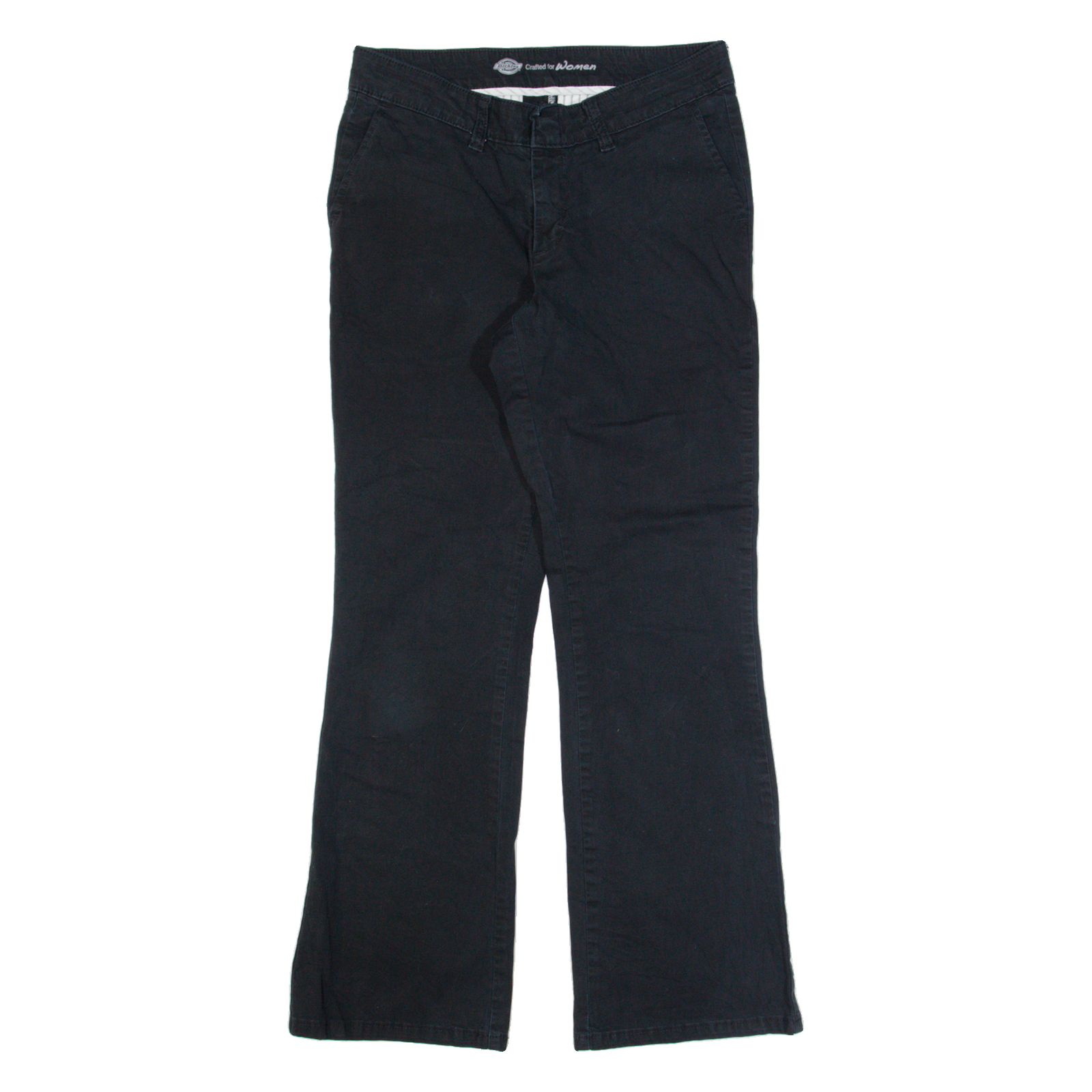 DICKIES Workwear Womens Trousers Black Slim Bootcut W30 L30 Refurbished - N/A refurbished available on Cerqular