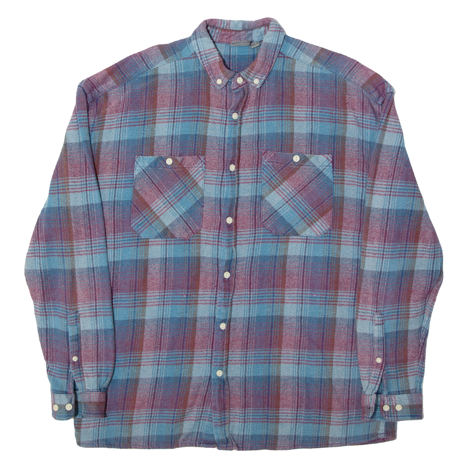 ASOS Mens Shirt Blue Check Long Sleeve S Refurbished - N/A refurbished available on Cerqular