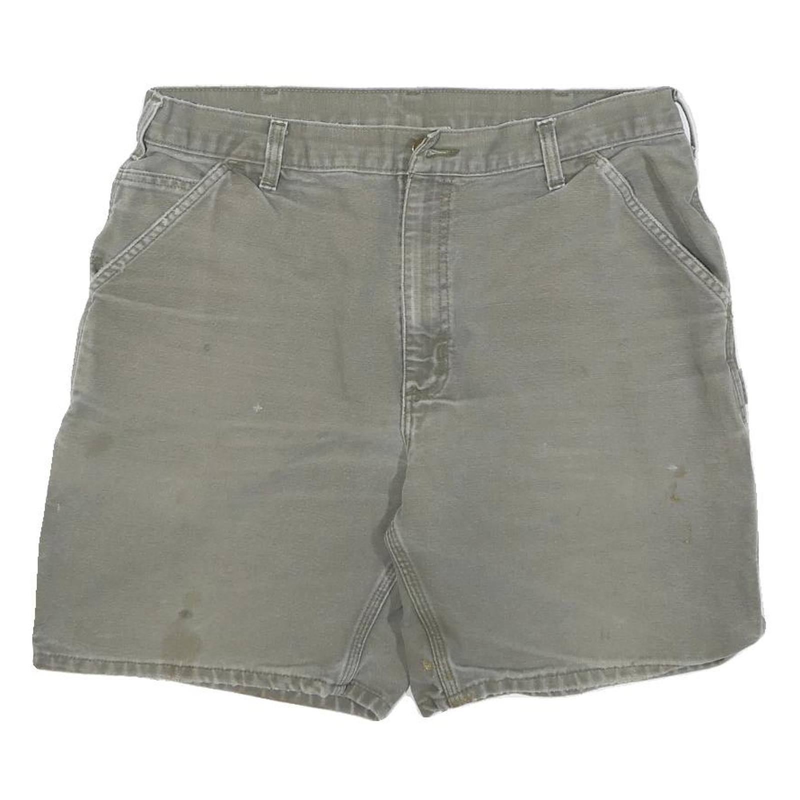 CARHARTT Mens Shorts Green Casual Cotton Blend L W36 Workwear Cargo Durable Refurbished - N/A refurbished available on Cerqular