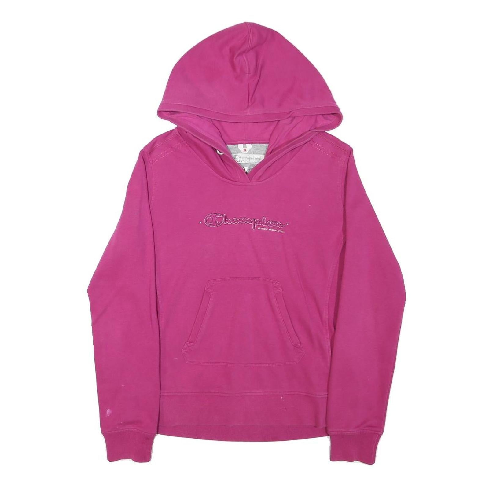 Buy CHAMPION Girls Pink Hoodie M Cotton Blend Casual Pullover Sweatshirt Refurbished - $19.49 CHAMPION Girls Pink Hoodie M Cotton Blend Casual Pullover Sweatshirt Refurbished - N/A refurbished available on Cerqular