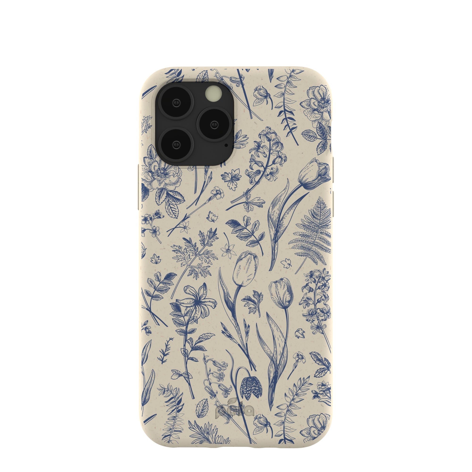 London Fog Indigo Bouquet iPhone 11 Pro Case Refurbished - Pela Case refurbished available on Cerqular