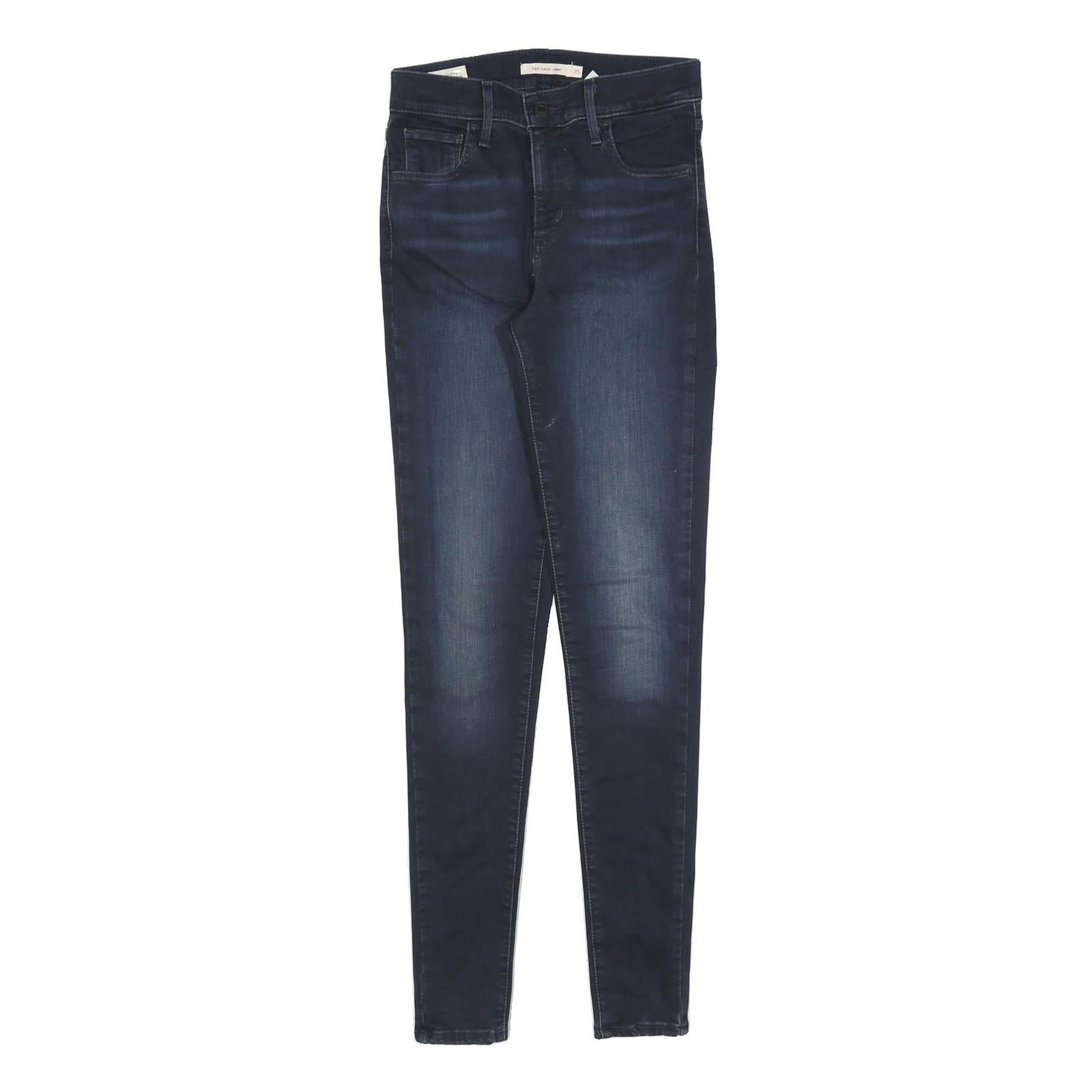 LEVI'S 720 Womens Slim Blue Denim Medium Wash Jeans W25 L30 Stylish Zip Closure Refurbished - N/A refurbished available on Cerqular