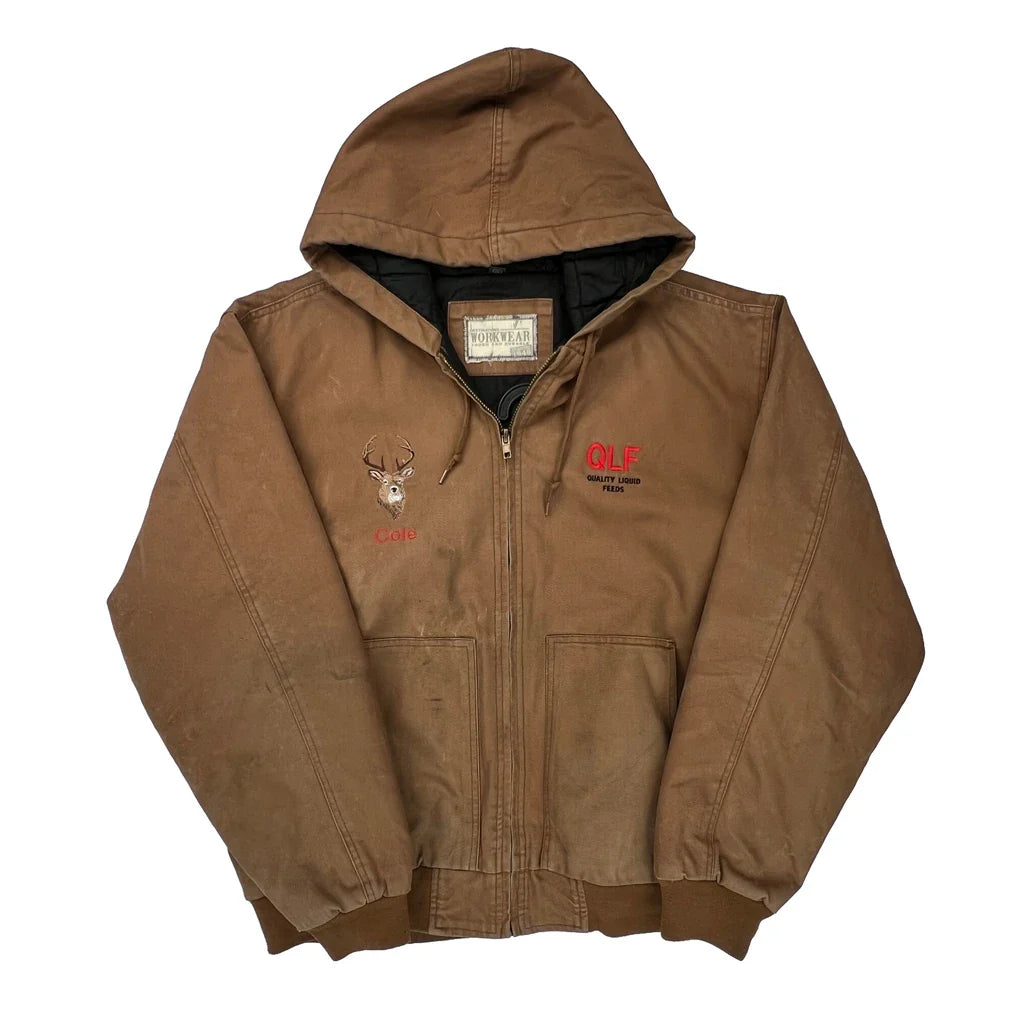 Buy Quality Liquid Feeds Destinations Workwear Jacket - XL Brown Cotton Refurbished - $73.69 Quality Liquid Feeds Destinations Workwear Jacket - XL Brown Cotton Refurbished - Thrifted (note: this is a term often used to describe second- refurbished available on Cerqular