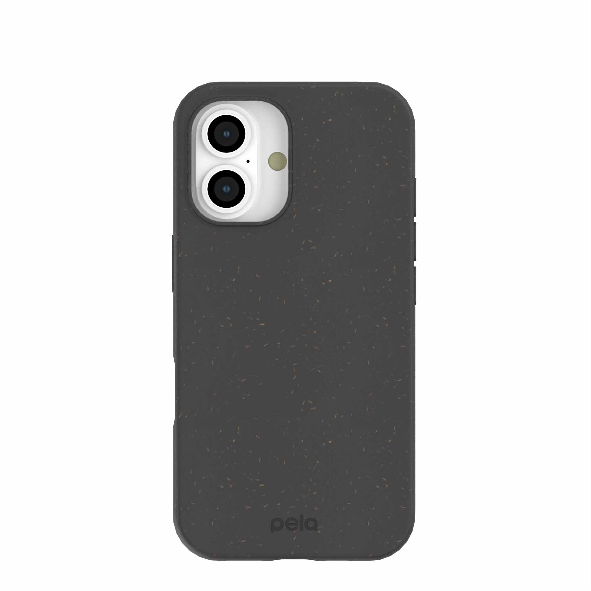 Black iPhone 16 Case Refurbished - Pela Case refurbished available on Cerqular