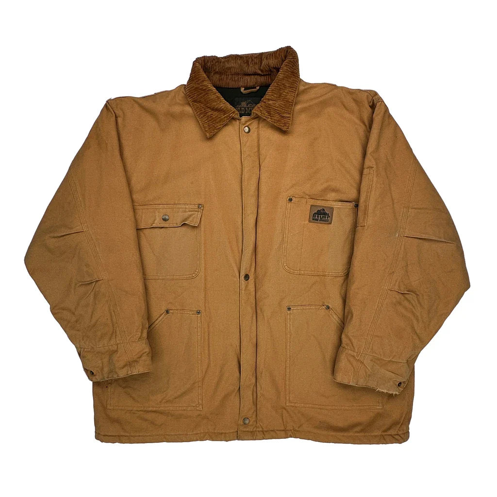 Buy Old Mill Workwear Jacket - 2XL Brown Cotton Refurbished - $91.11 Old Mill Workwear Jacket - 2XL Brown Cotton Refurbished - Thrifted (note: this is a term often used to describe second- refurbished available on Cerqular