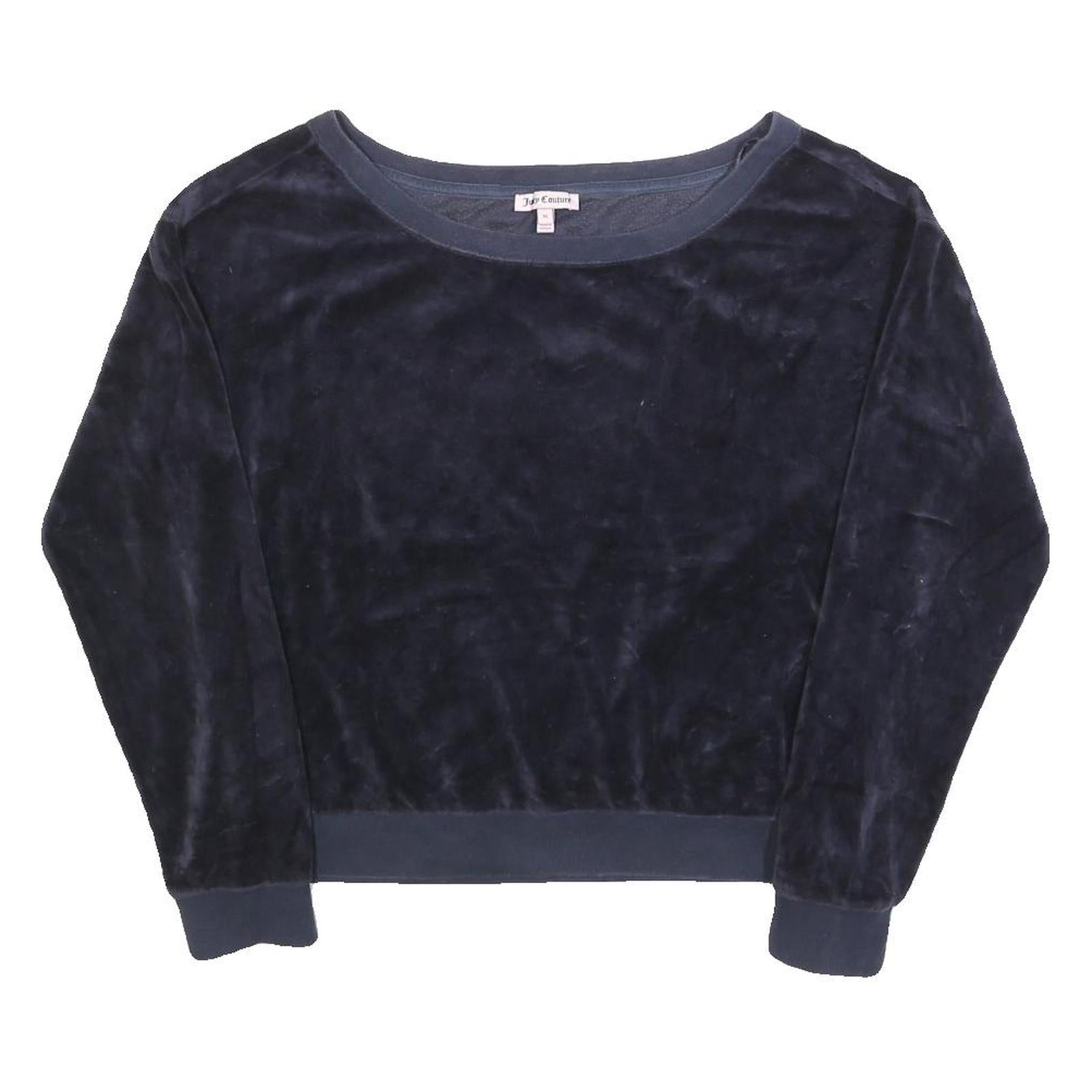 Buy JUICY COUTURE Womens Navy Blue Crew Neck M Plush Velour Sweatshirt Casual Refurbished - $64.99 JUICY COUTURE Womens Navy Blue Crew Neck M Plush Velour Sweatshirt Casual Refurbished - N/A refurbished available on Cerqular