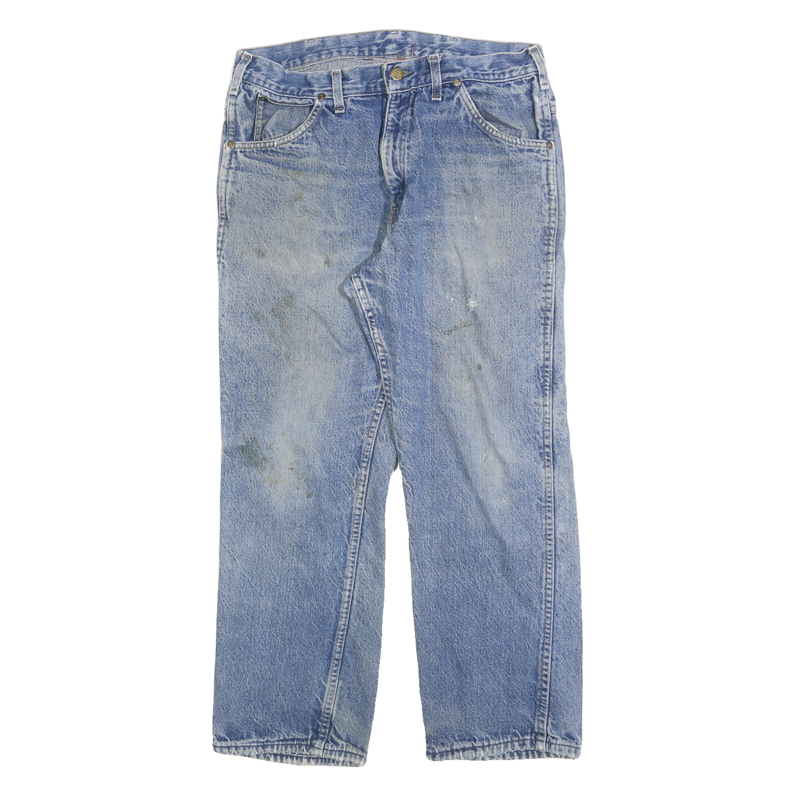 CARHARTT Mens Regular Fit Blue Denim Jeans W32 L28 Classic Zip Cotton Blend Refurbished - N/A refurbished available on Cerqular