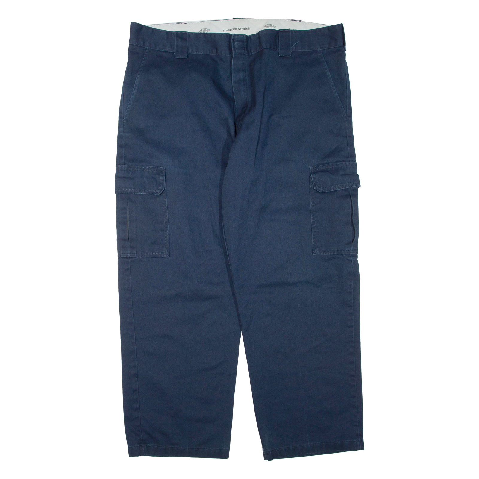 DICKIES Mens Trousers Blue Relaxed Straight W42 L29 Refurbished - N/A refurbished available on Cerqular