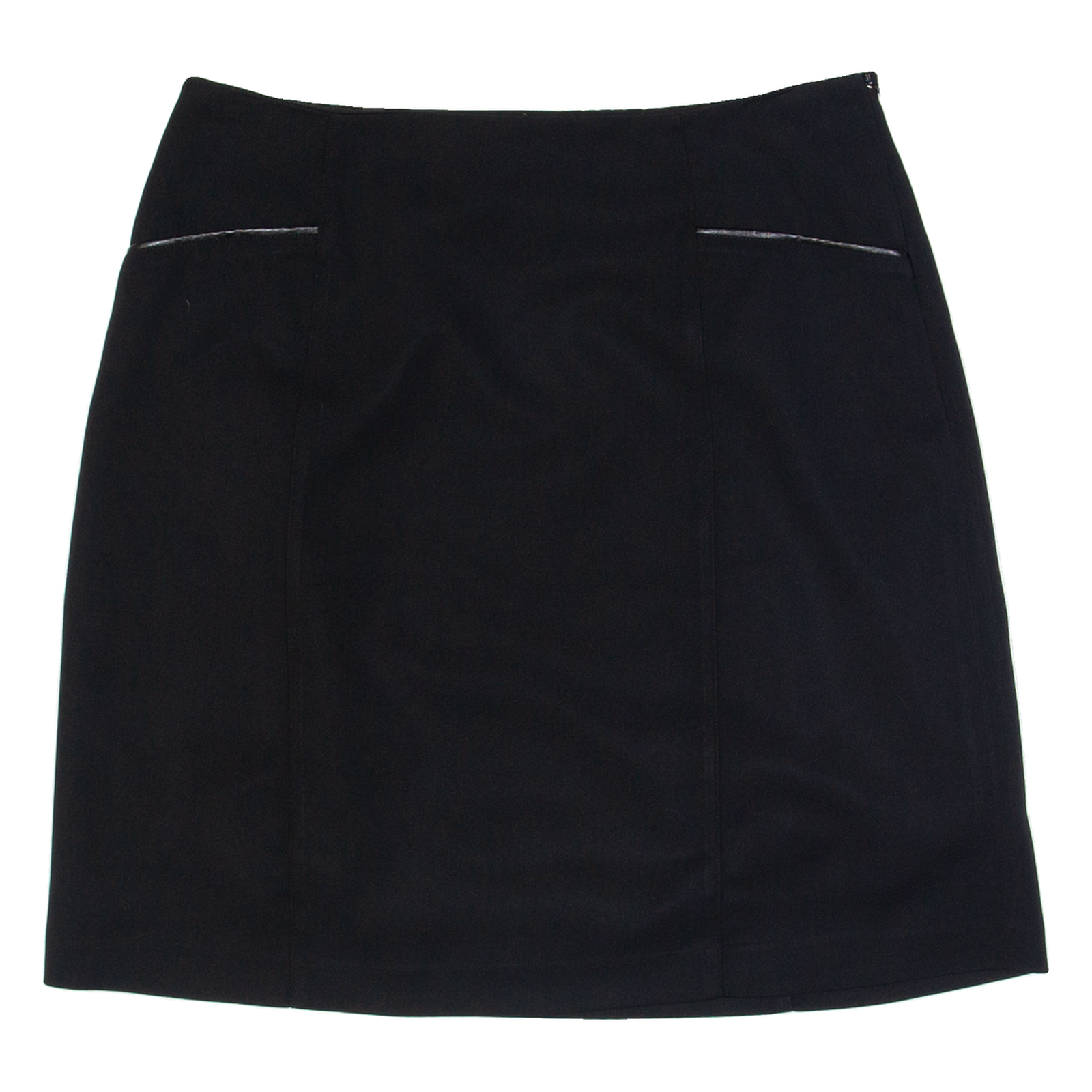 LAURA ASHLEY Womens Straight Skirt Black Short UK 12 Refurbished - N/A refurbished available on Cerqular