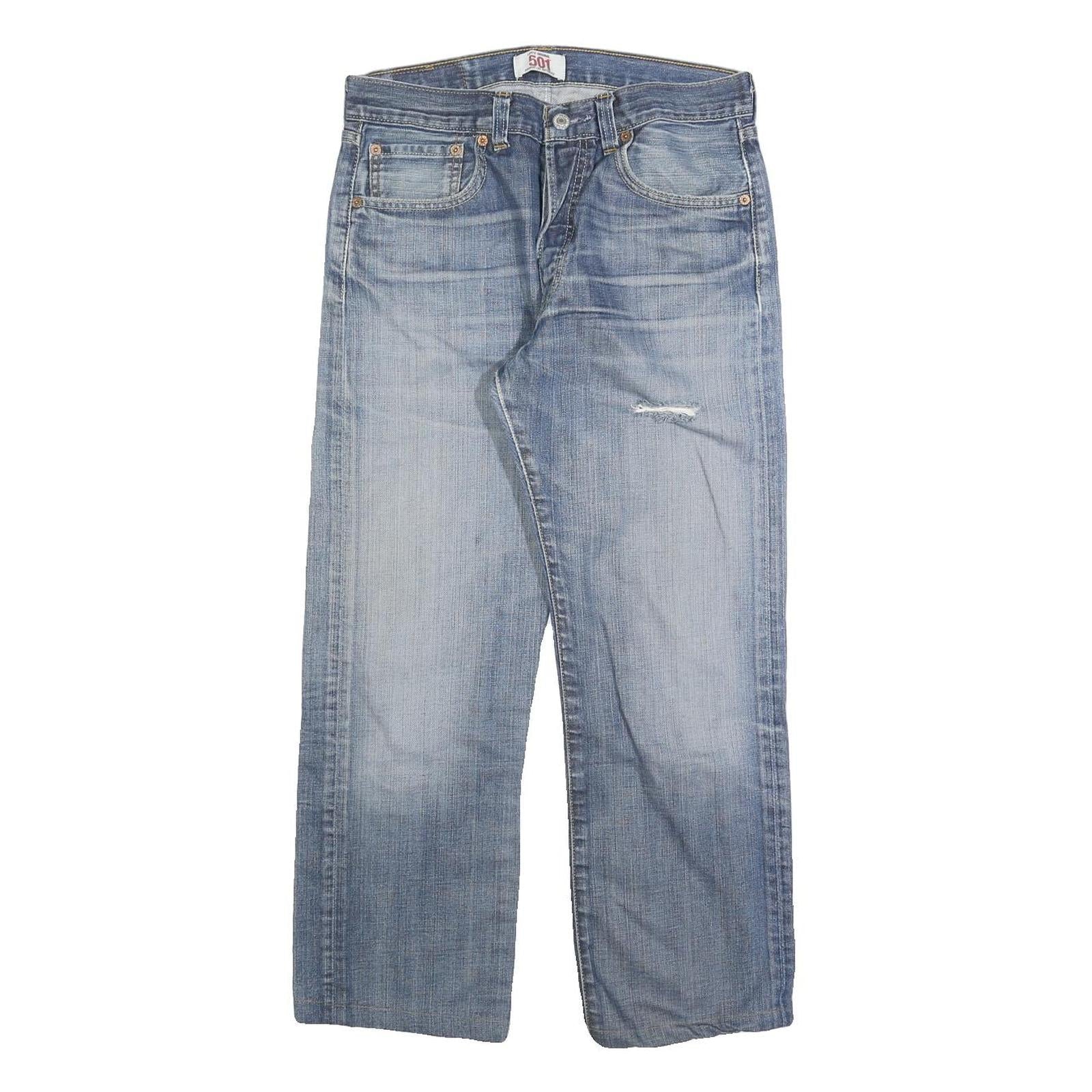 Buy LEVI'S 501 Mens Jeans Blue Regular Straight Denim Light W32 L26 Classic Button Refurbished - $45.49 LEVI'S 501 Mens Jeans Blue Regular Straight Denim Light W32 L26 Classic Button Refurbished - N/A refurbished available on Cerqular
